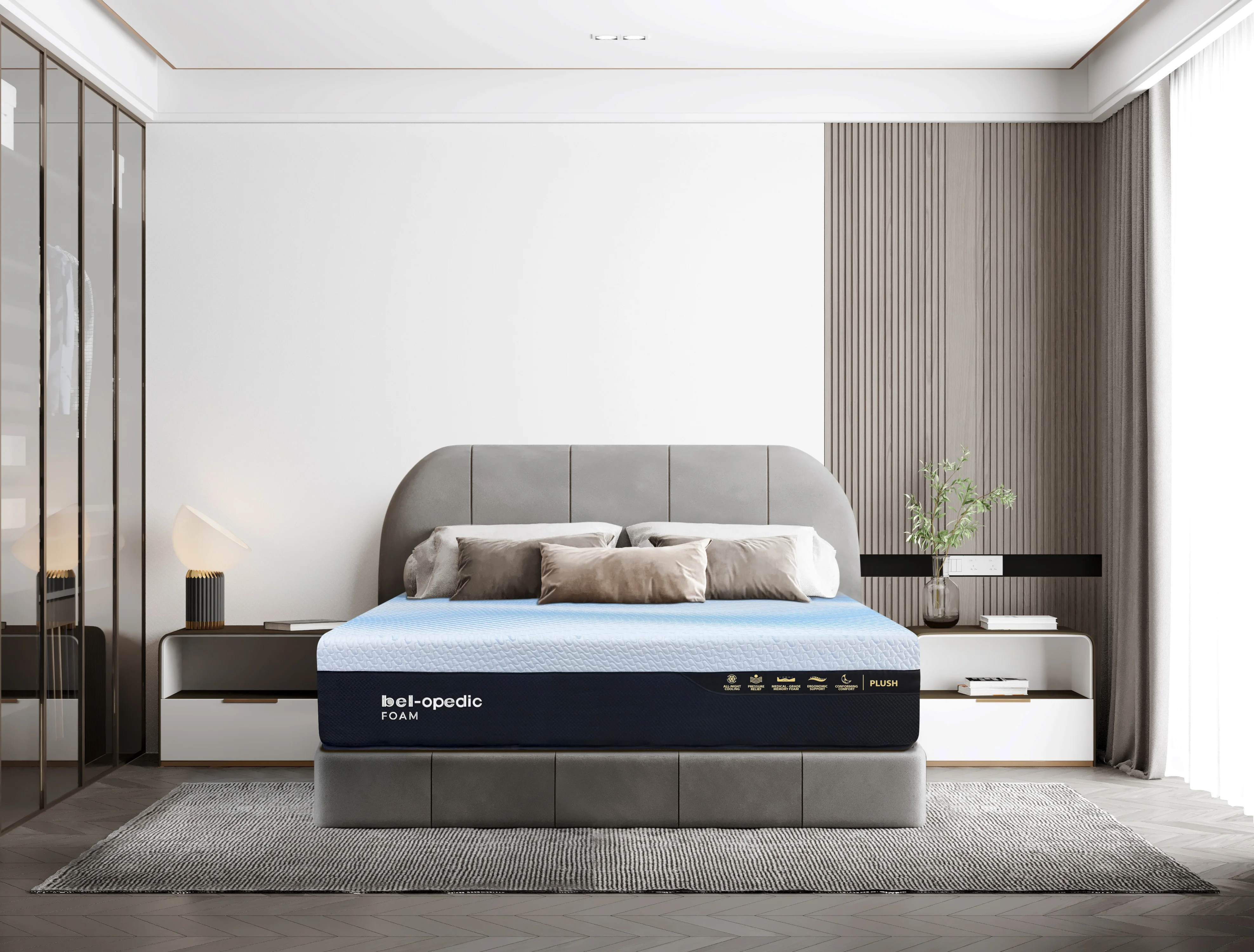 Enchanted 13" Plush Cooling Foam Mattress - Image 4