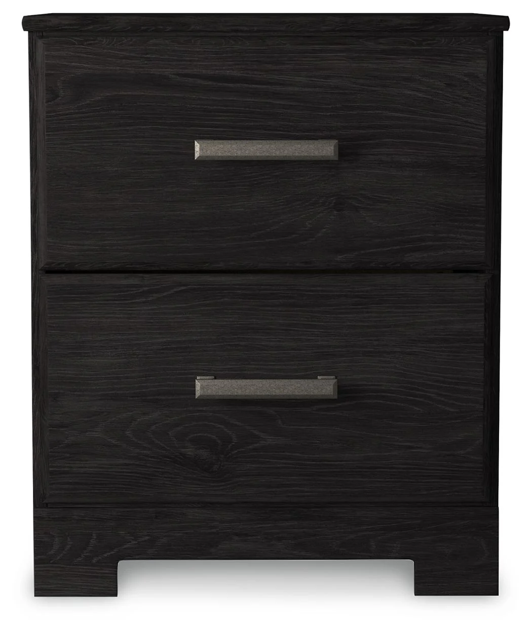 Belachime - Two Drawer Night Stand - Charcoal - Image 3