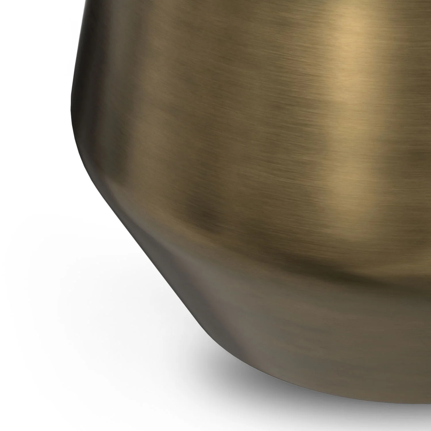 Benning - Side Table - Antique Brass / White - Image 6
