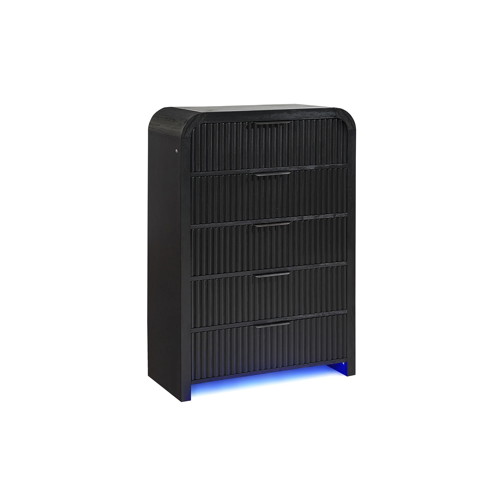 Beverly - Chest, LED Lighting - White / Black - Image 5