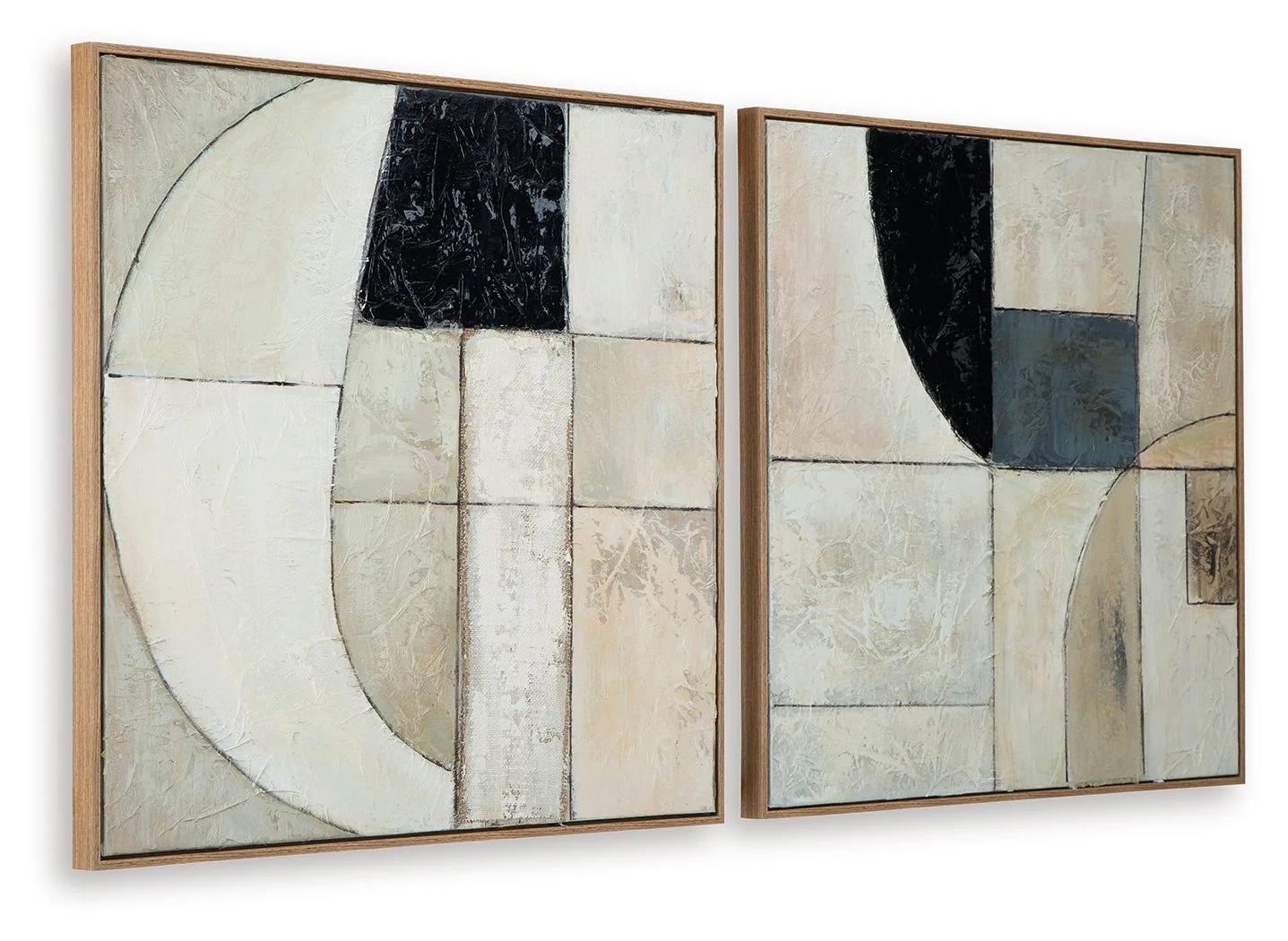 Bexlen - Wall Art Set (Set of 2) - Tan / Taupe / Black - Image 7