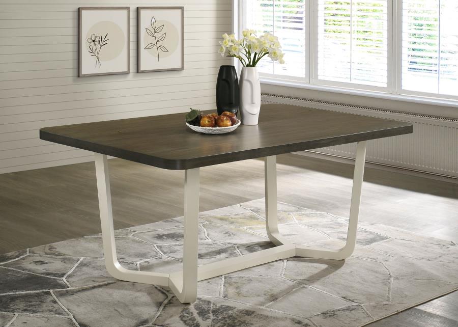 Biloxi - Rectangular Wood Dining Table - Grayish Brown - Image 2
