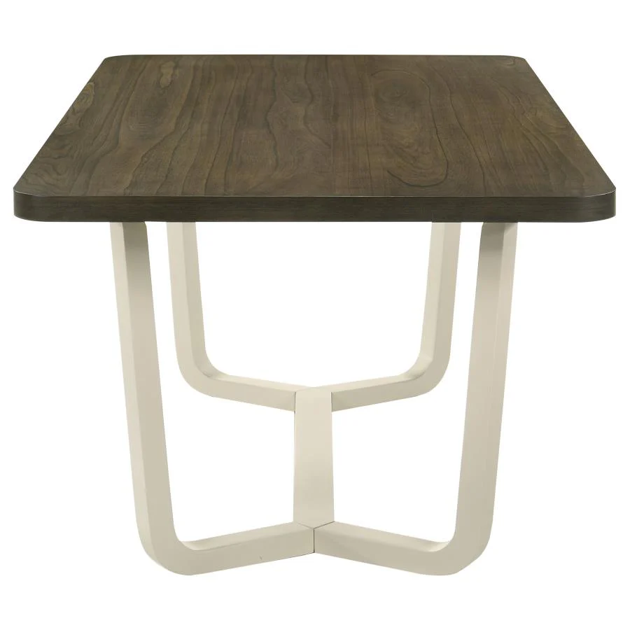 Biloxi - Rectangular Wood Dining Table - Grayish Brown - Image 4