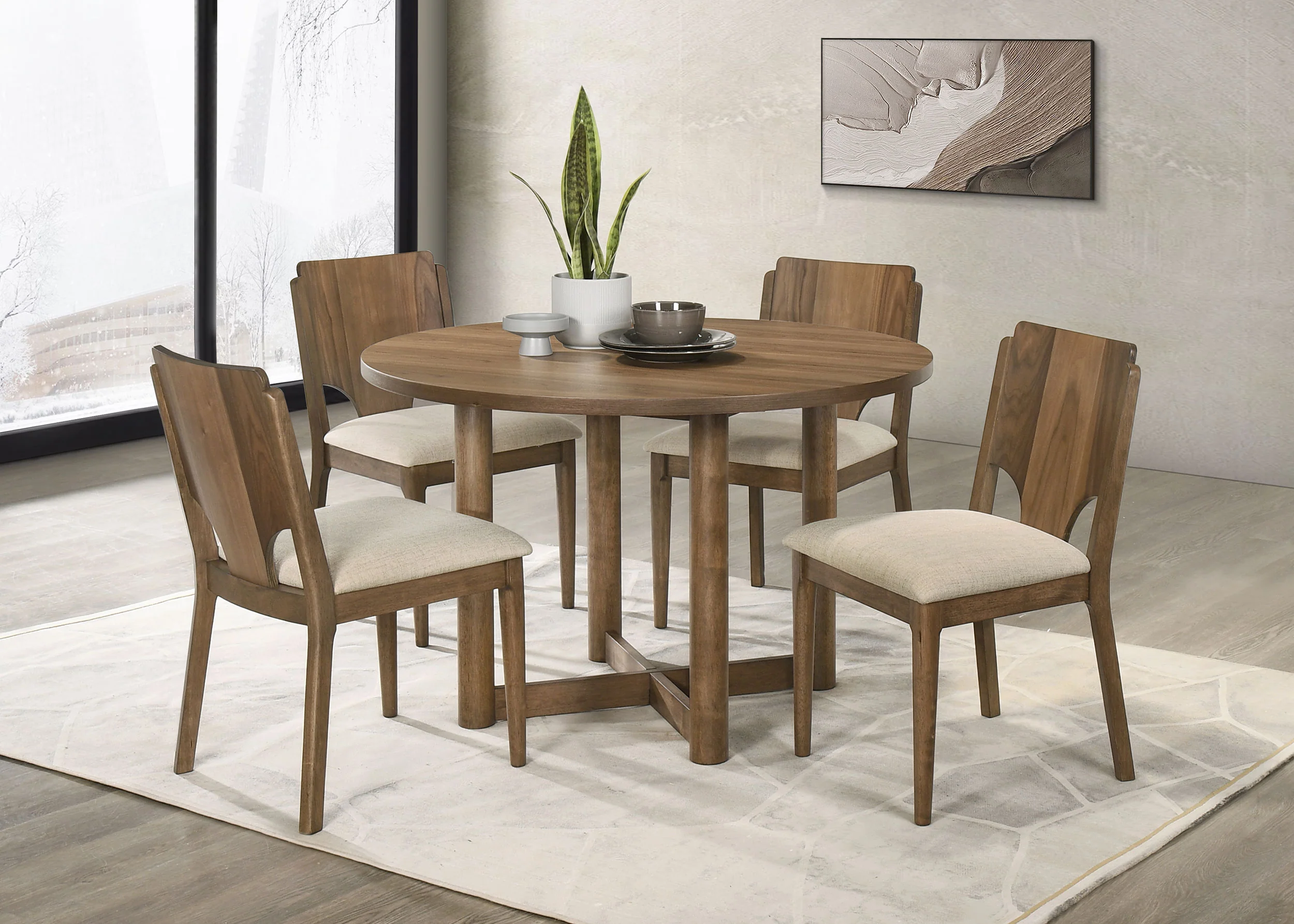 Biltmore - Wood Dining Table Set - Image 46