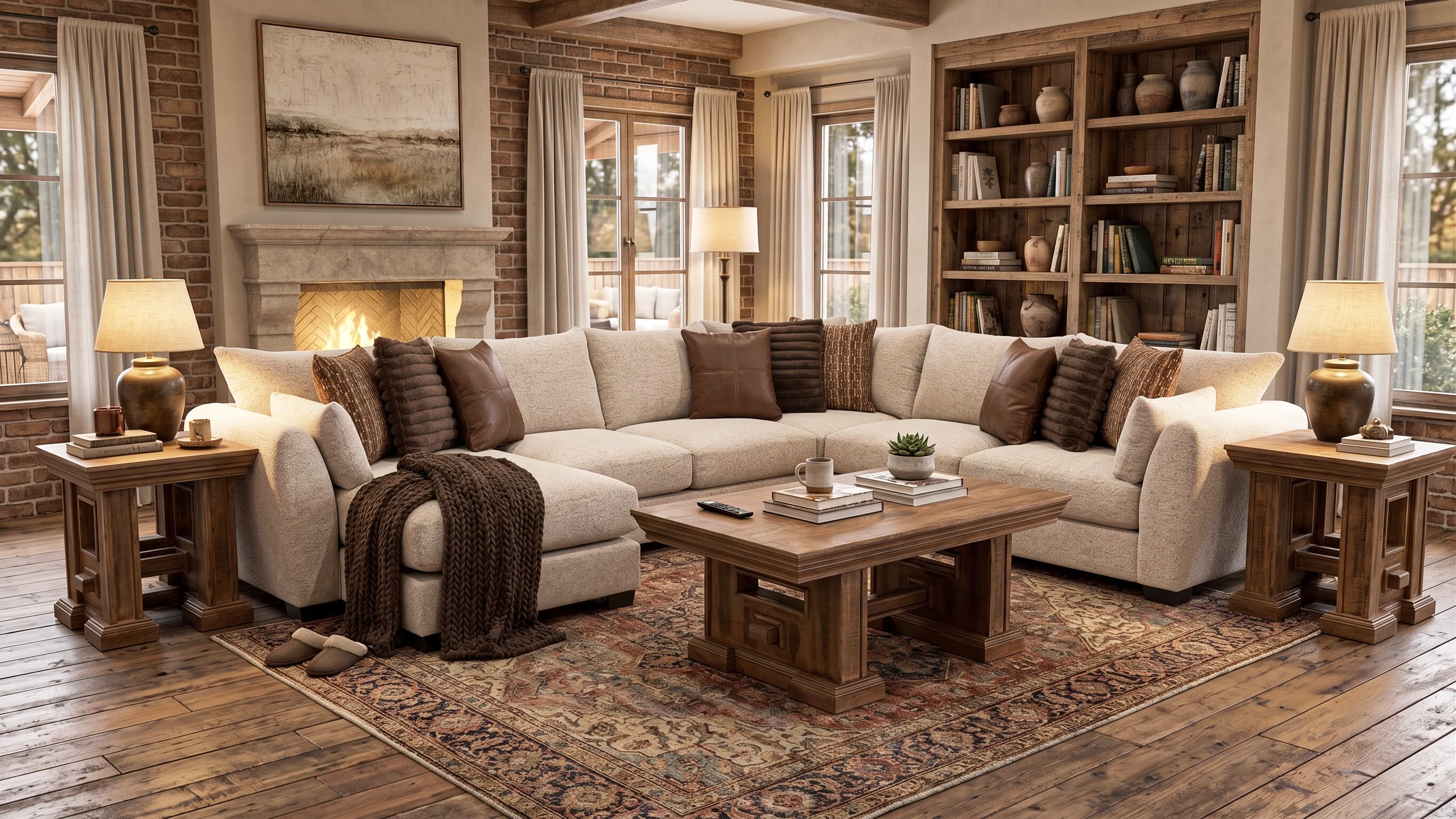 Birch 3-Piece Sectional with Left-Arm-Facing Chaise - Image 6