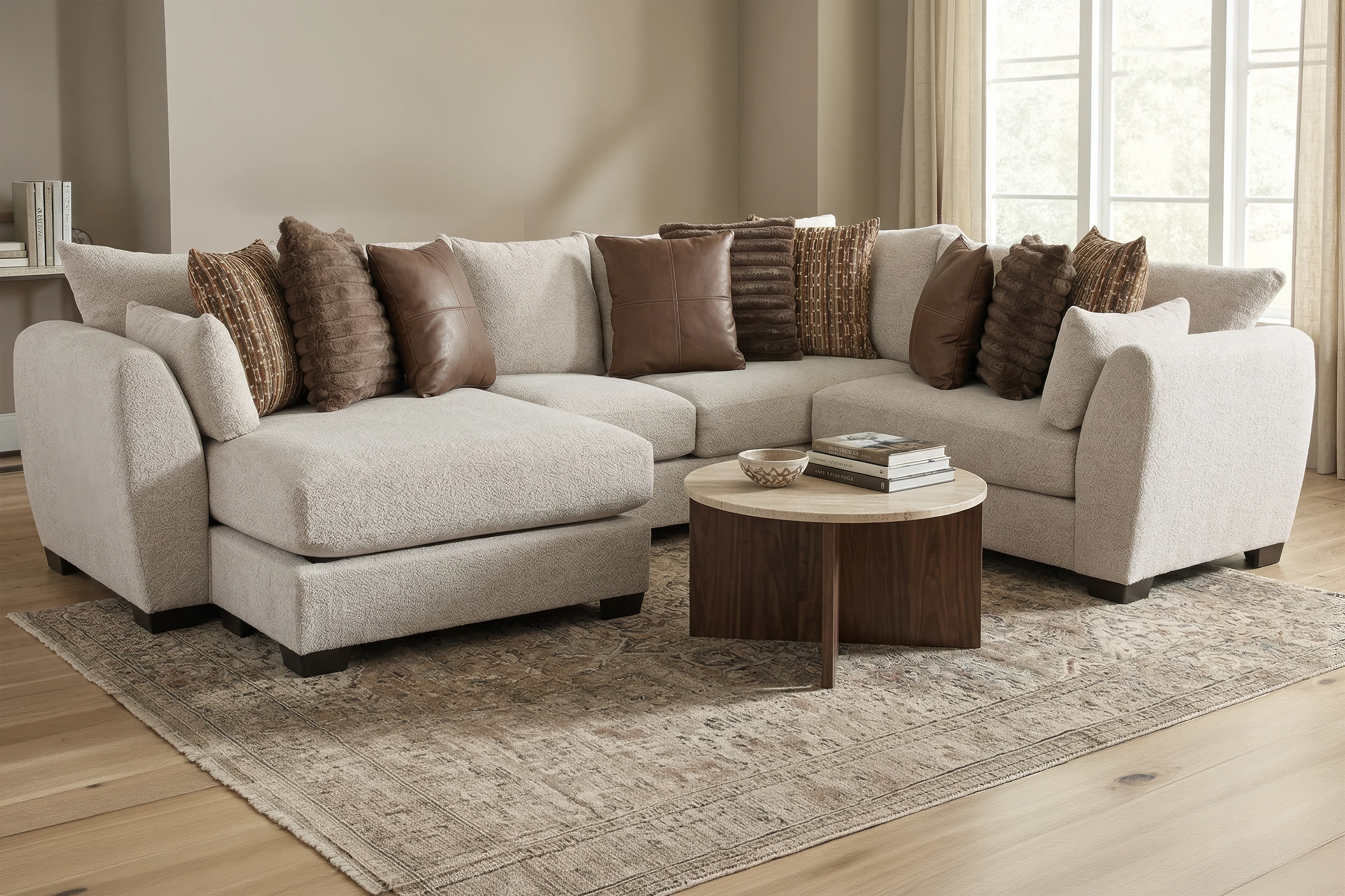 Birch 3-Piece Sectional with Left-Arm-Facing Chaise - Image 7
