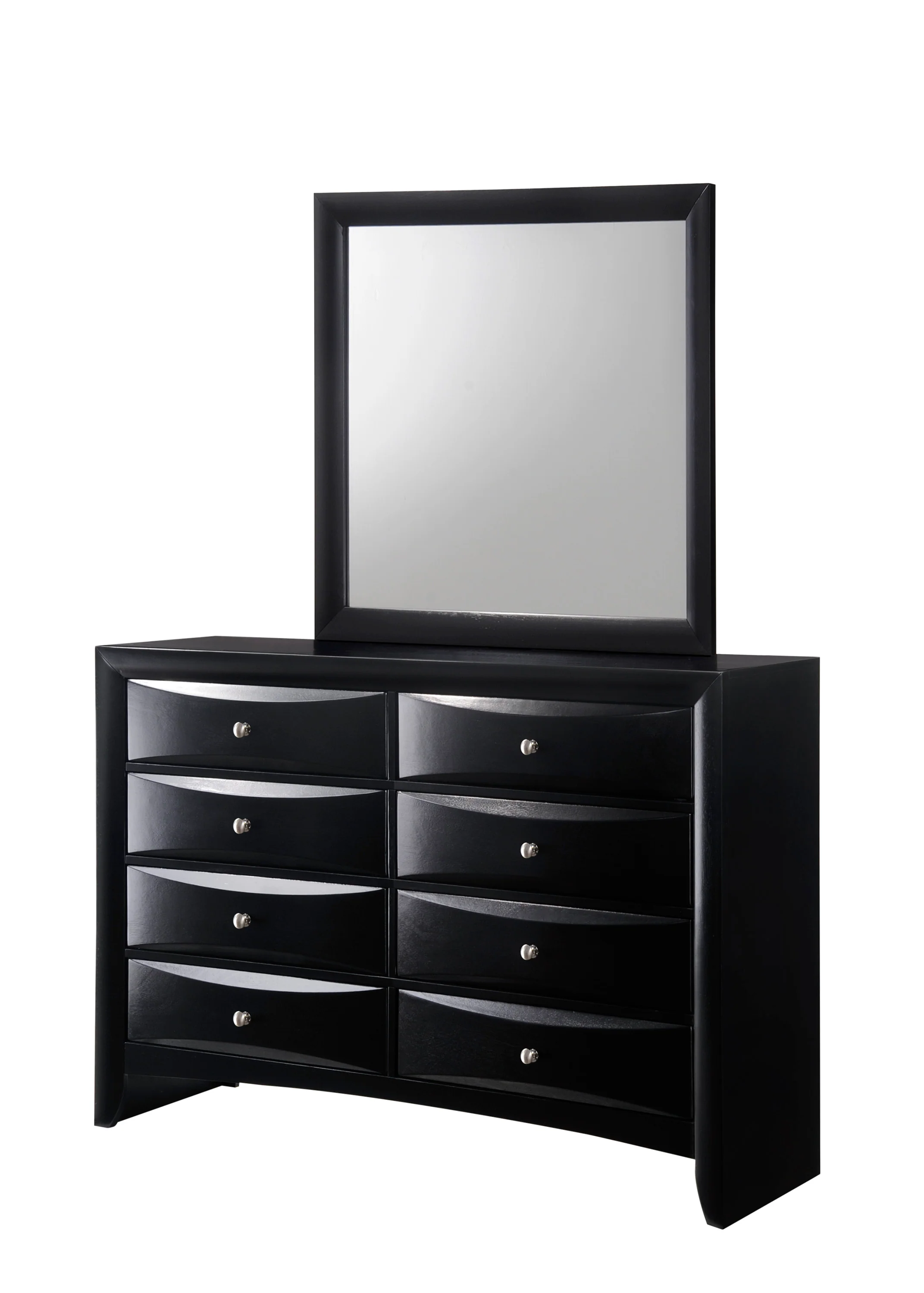 Black Emily Dresser 8 Drawers - Image 4
