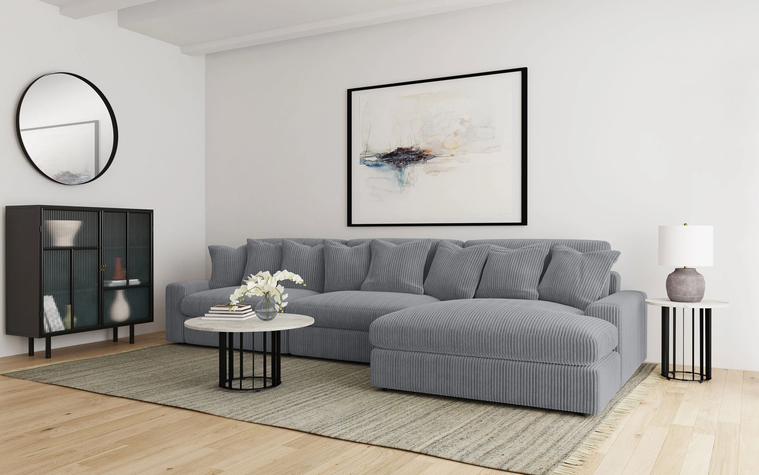 Blaine - Reversible Upholstered Chaise Sectional Sofa - Image 36