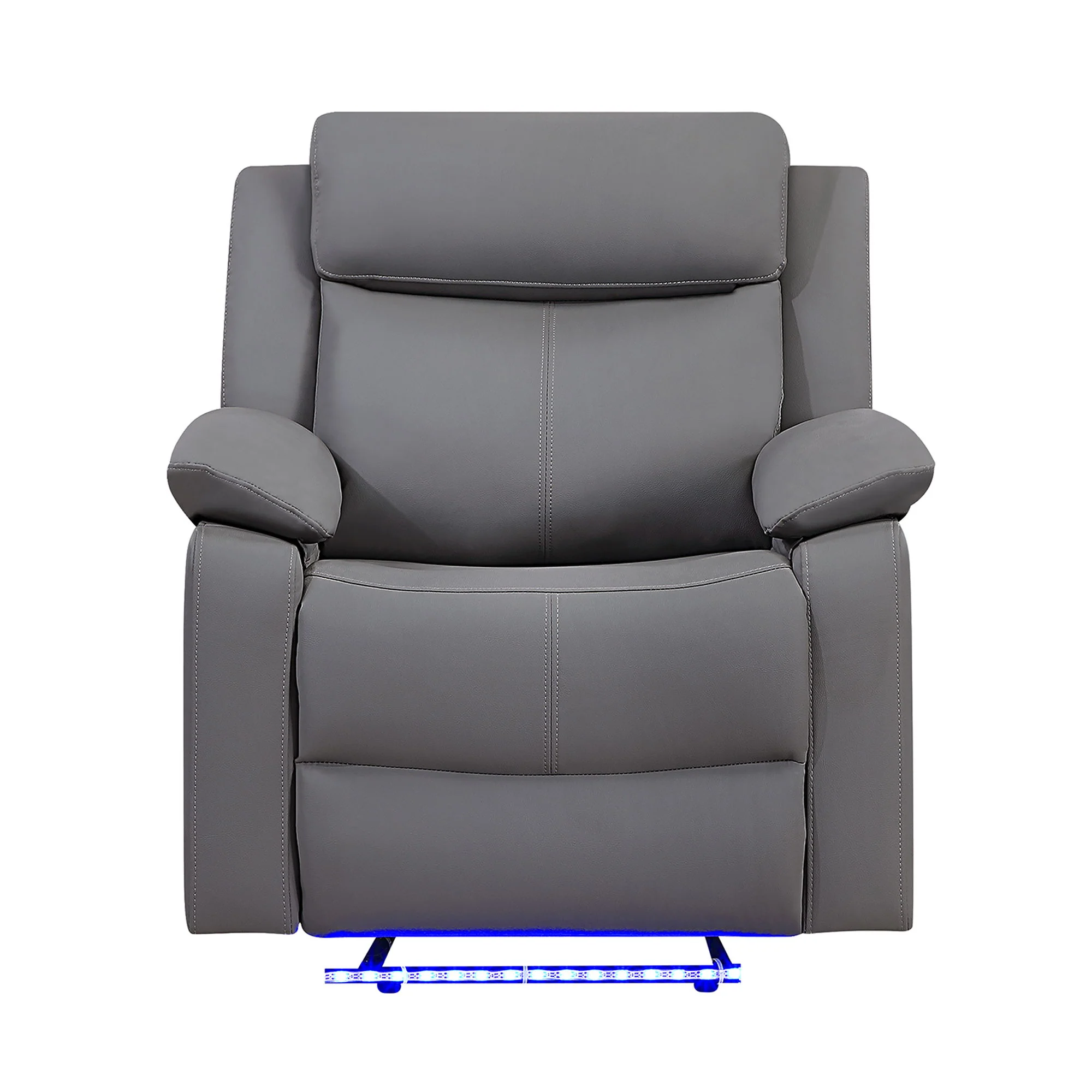 Blanche - Glider Recliner With LED, Pillow Top Arms - Image 2