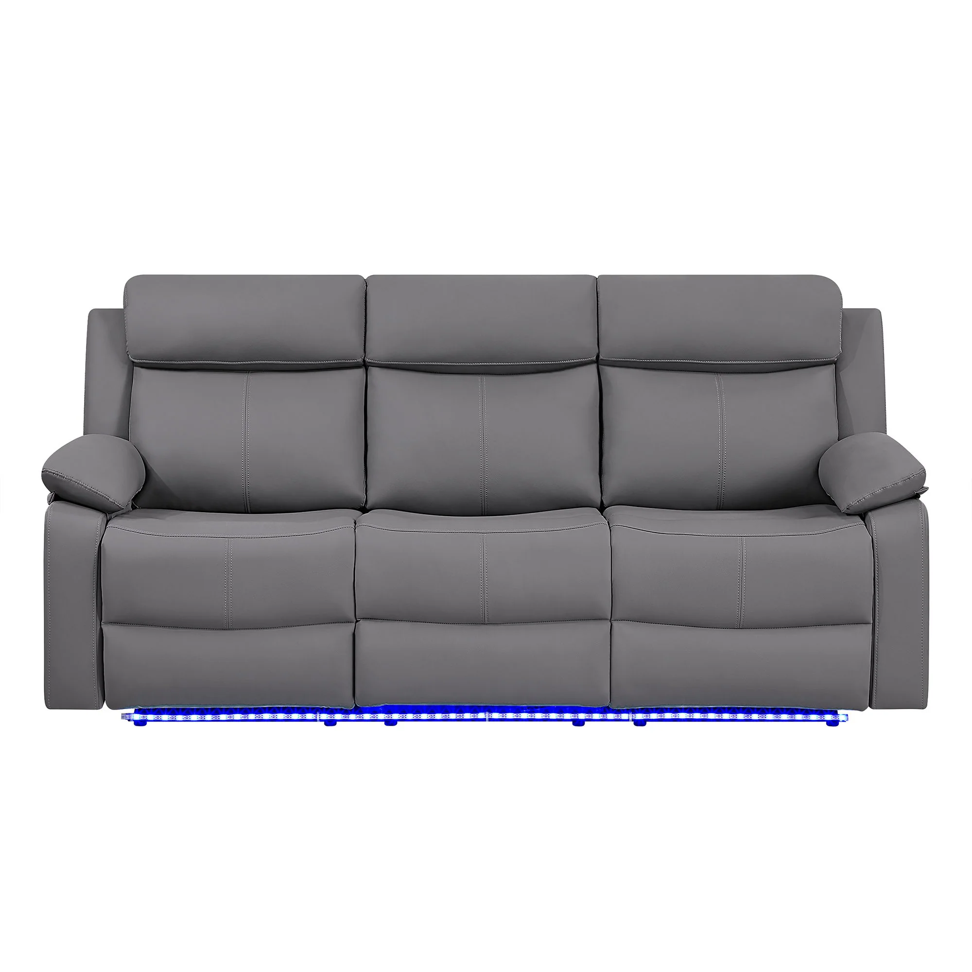 Blanche - Reclining Set With LED Lights, Speaker - Image 2