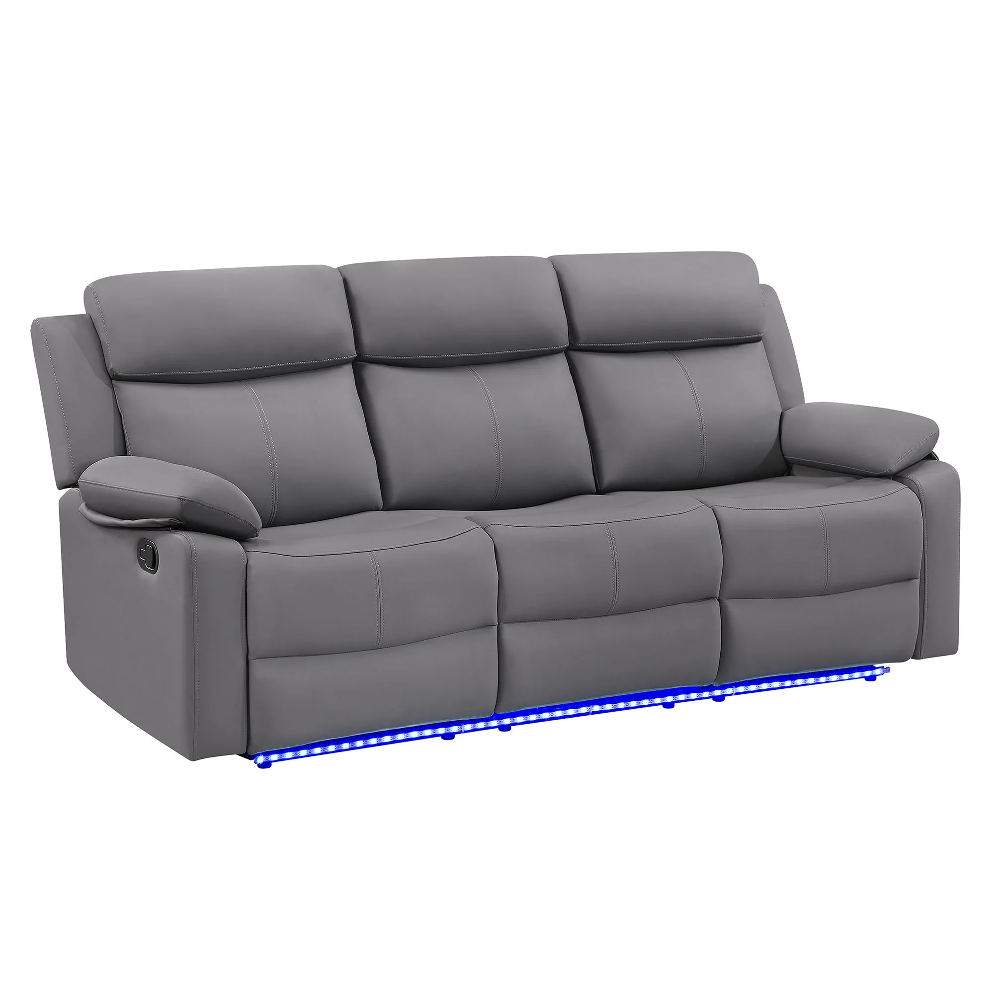 Blanche - Reclining Sofa With LED Lights - Image 12
