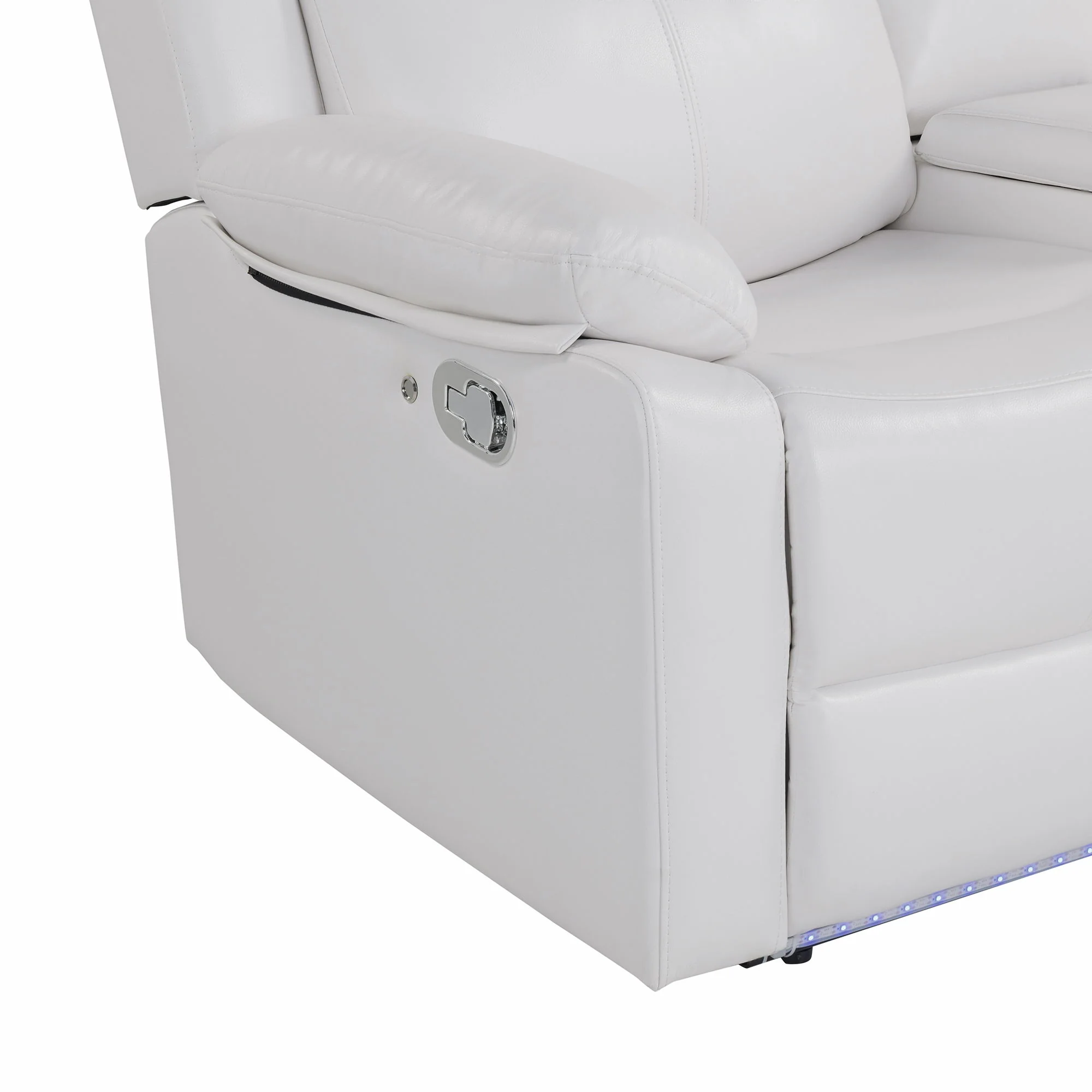 Blanche - Reclining Sofa With LED Lights - Image 26