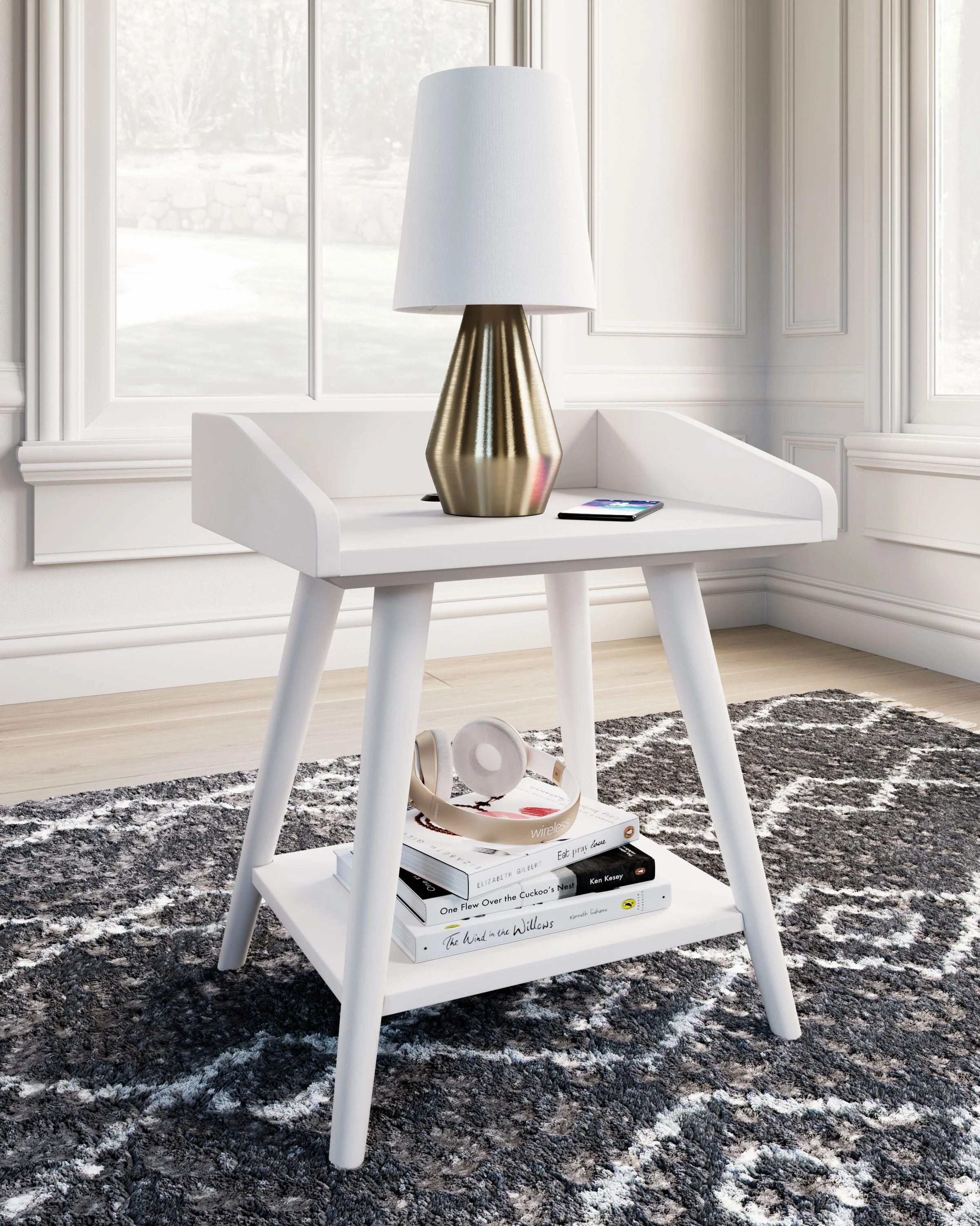 Blariden - Accent Table - White - Image 6