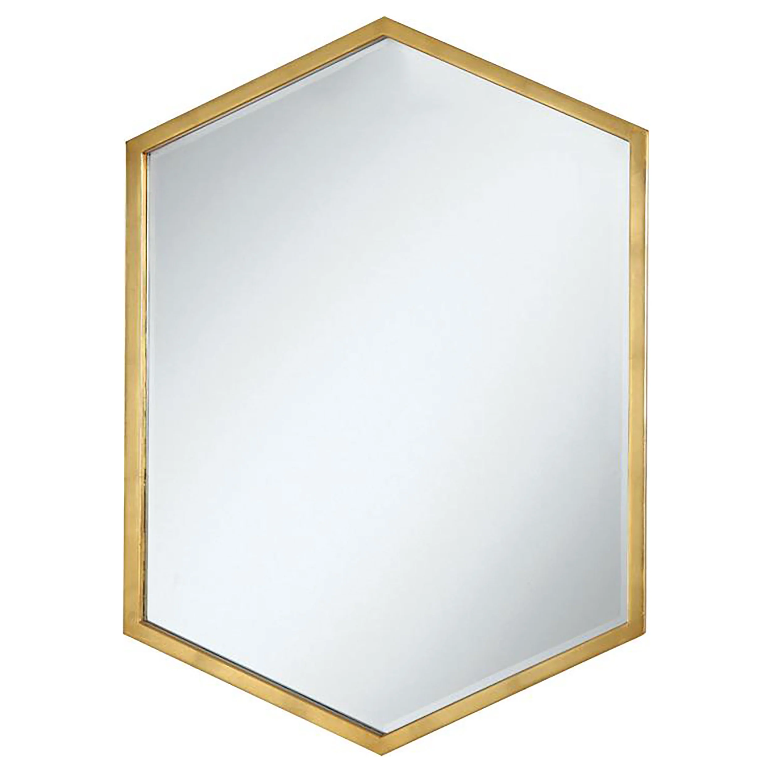 Bledel - Hexagonal Wall Mirror - Gold - Image 4