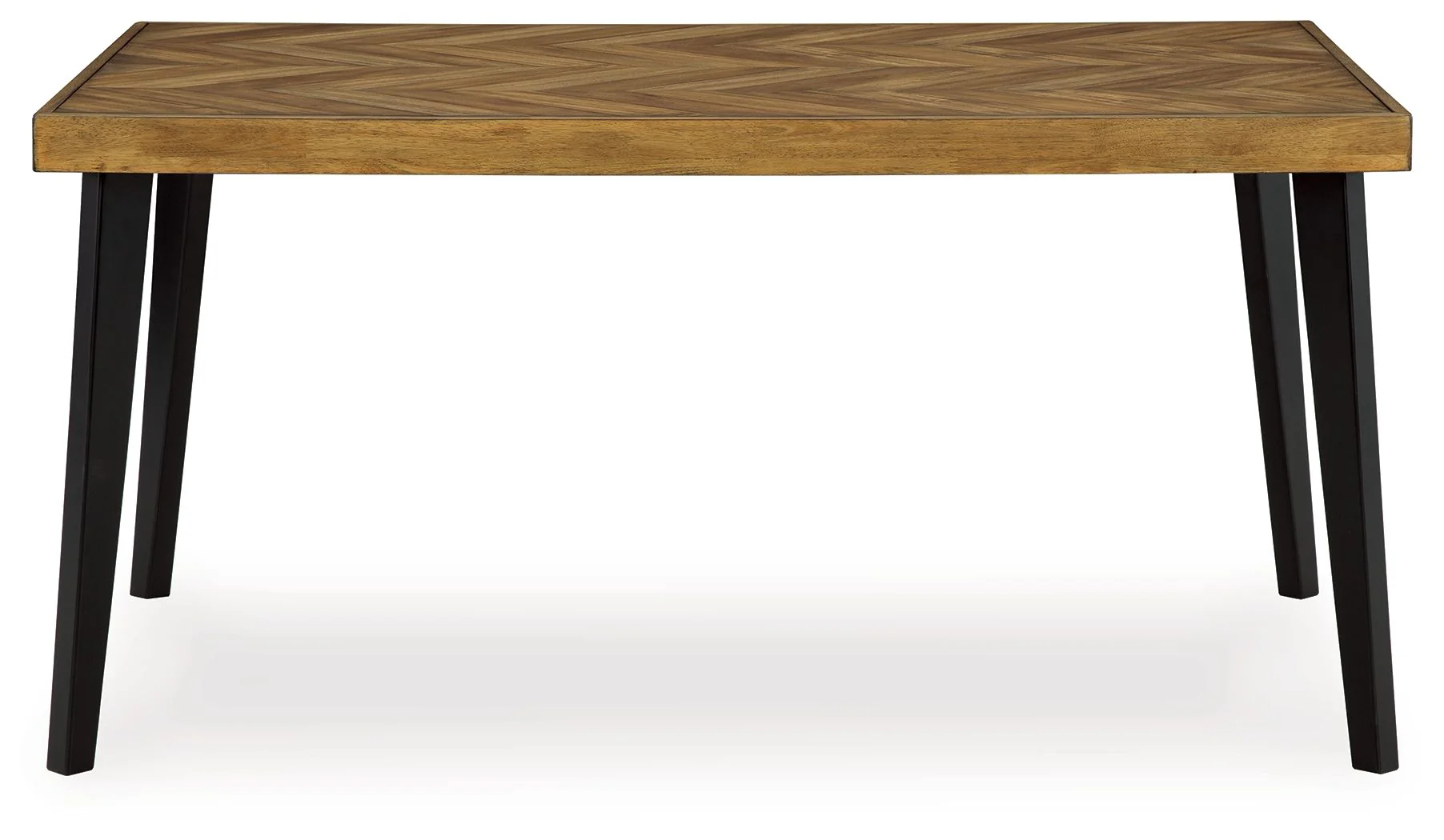 Blondon - Rectangular Drm Table Set (Set of 7) - Brown / Black - Image 7