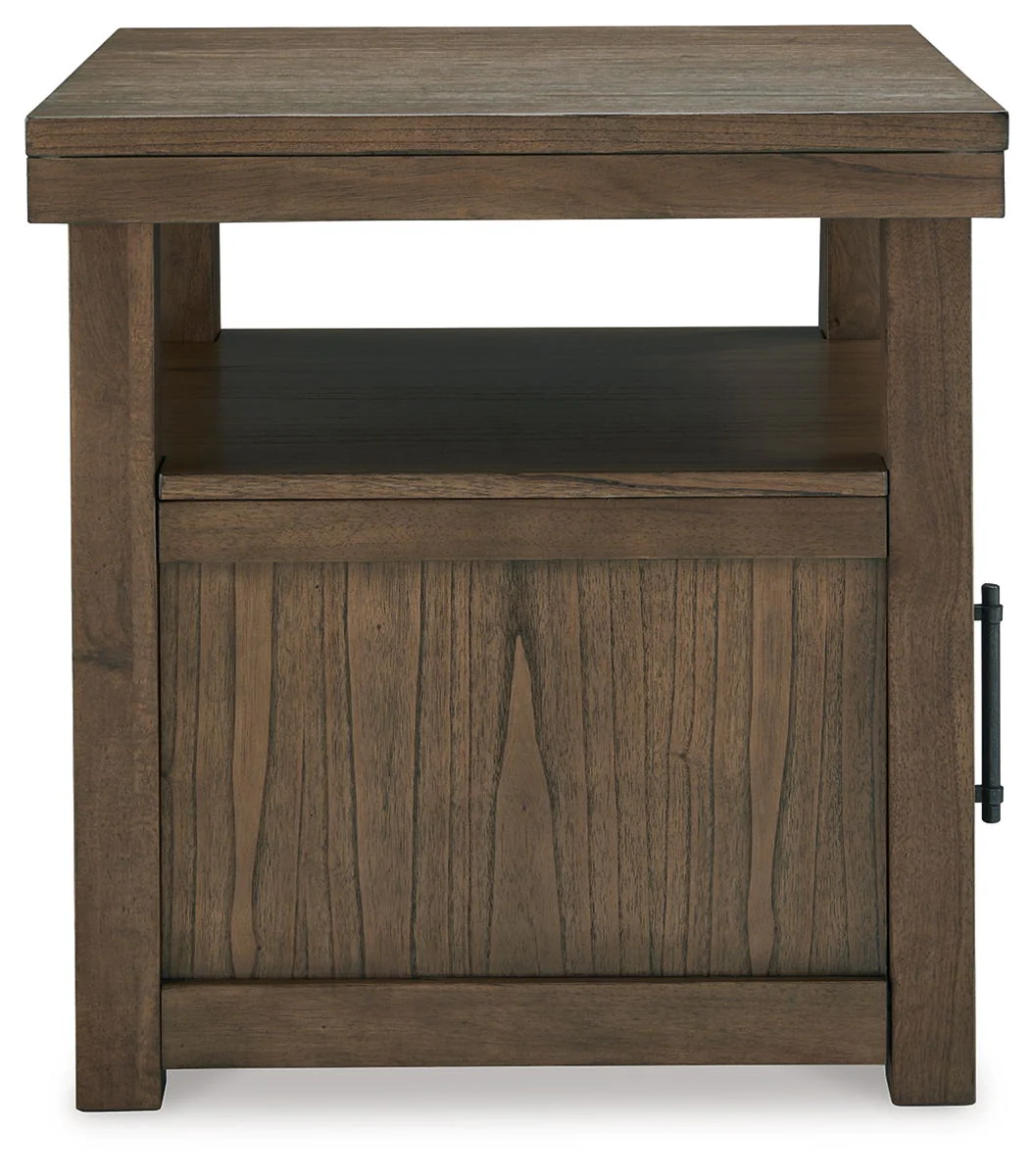 Boardernest - Rectangular End Table - Brown - Image 5