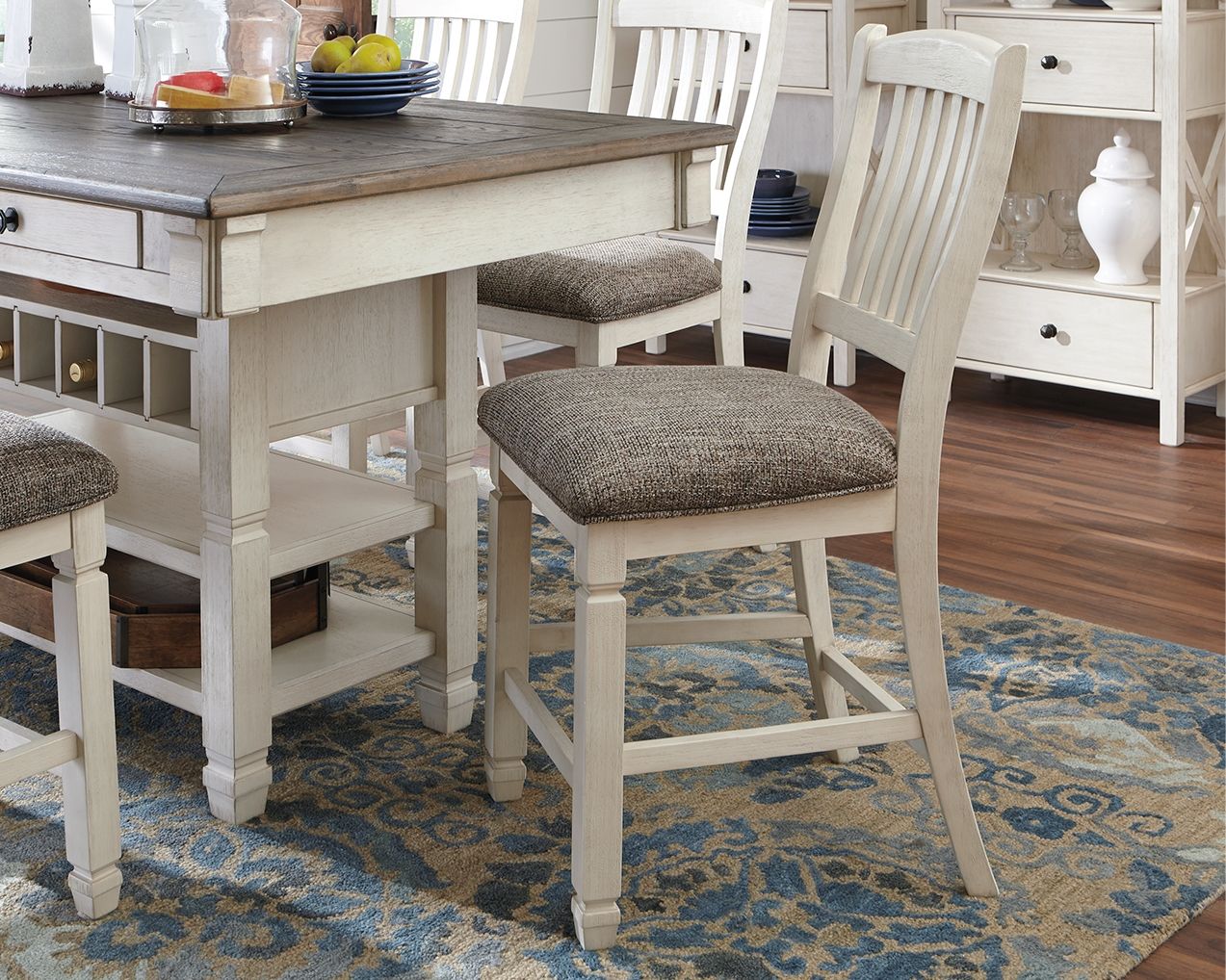Bolanburg - Upholstered Barstool (Set of 2) - Beige - Image 9