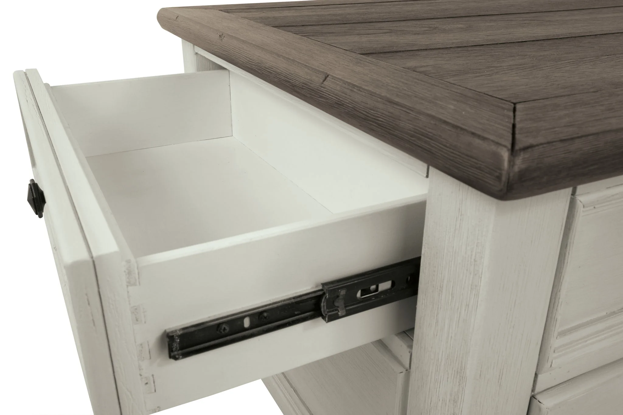 Bolanburg - Lift Top Cocktail Table - White / Brown / Beige - Image 11