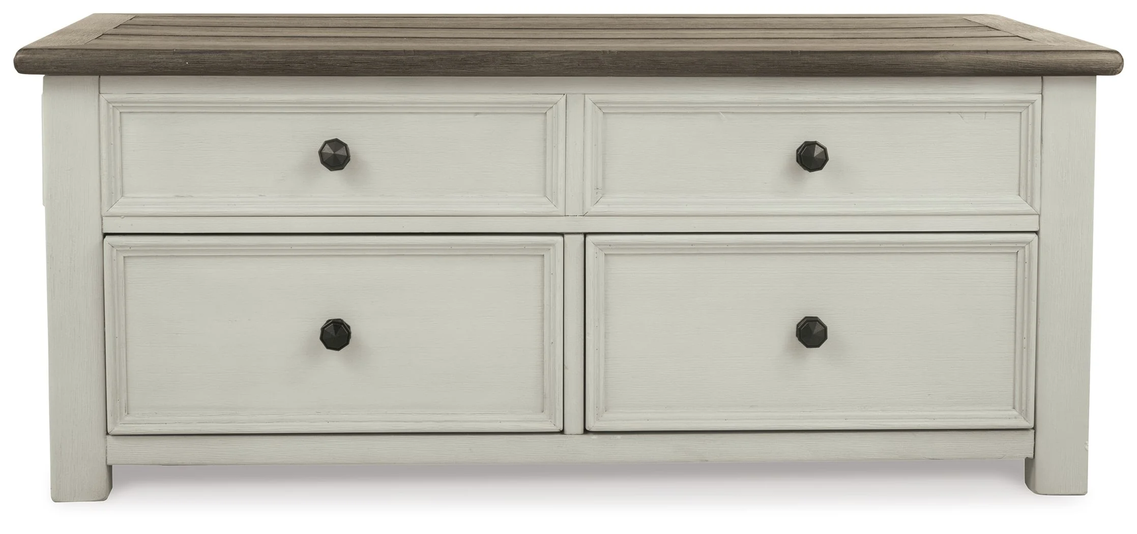Bolanburg - Lift Top Cocktail Table - White / Brown / Beige - Image 6
