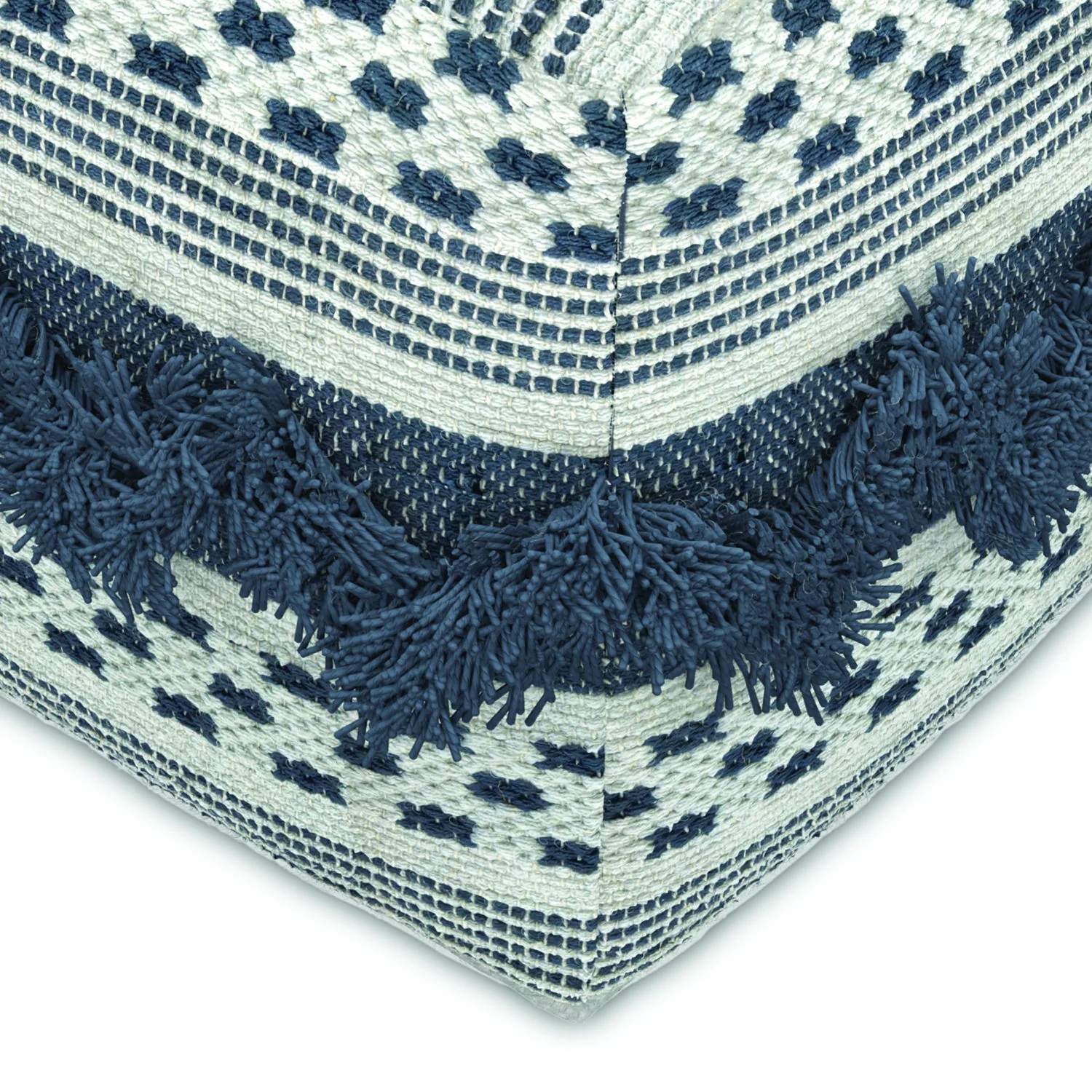 Bowden - Square Pouf Ottoman - Gray - Image 3