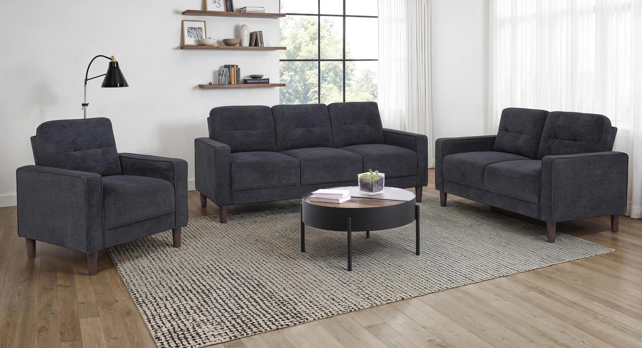 Bowen II - Upholstered Track Arm Sofa Set - Image 68
