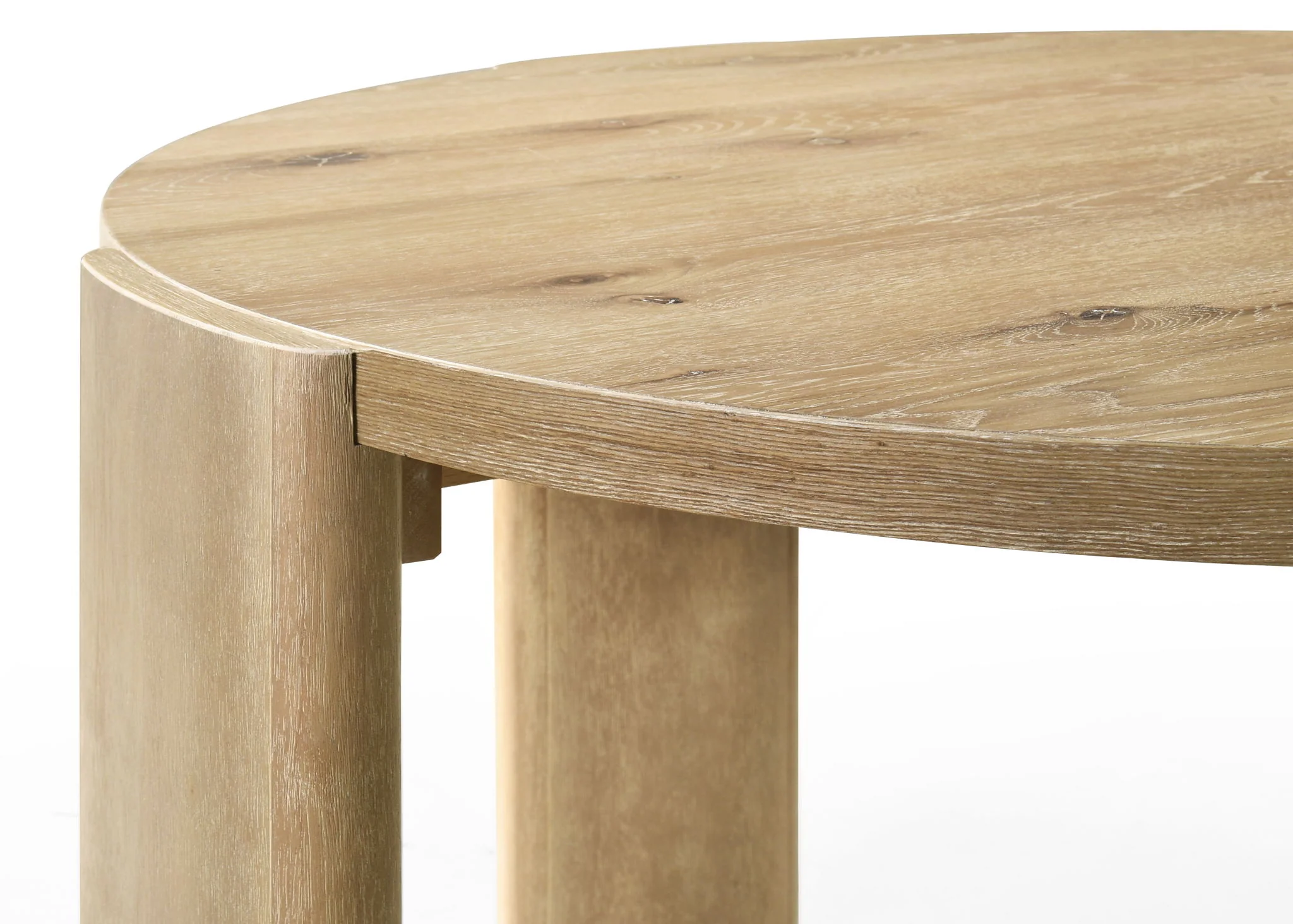Bowen - Round Dining Table - Oak Finish - Image 2