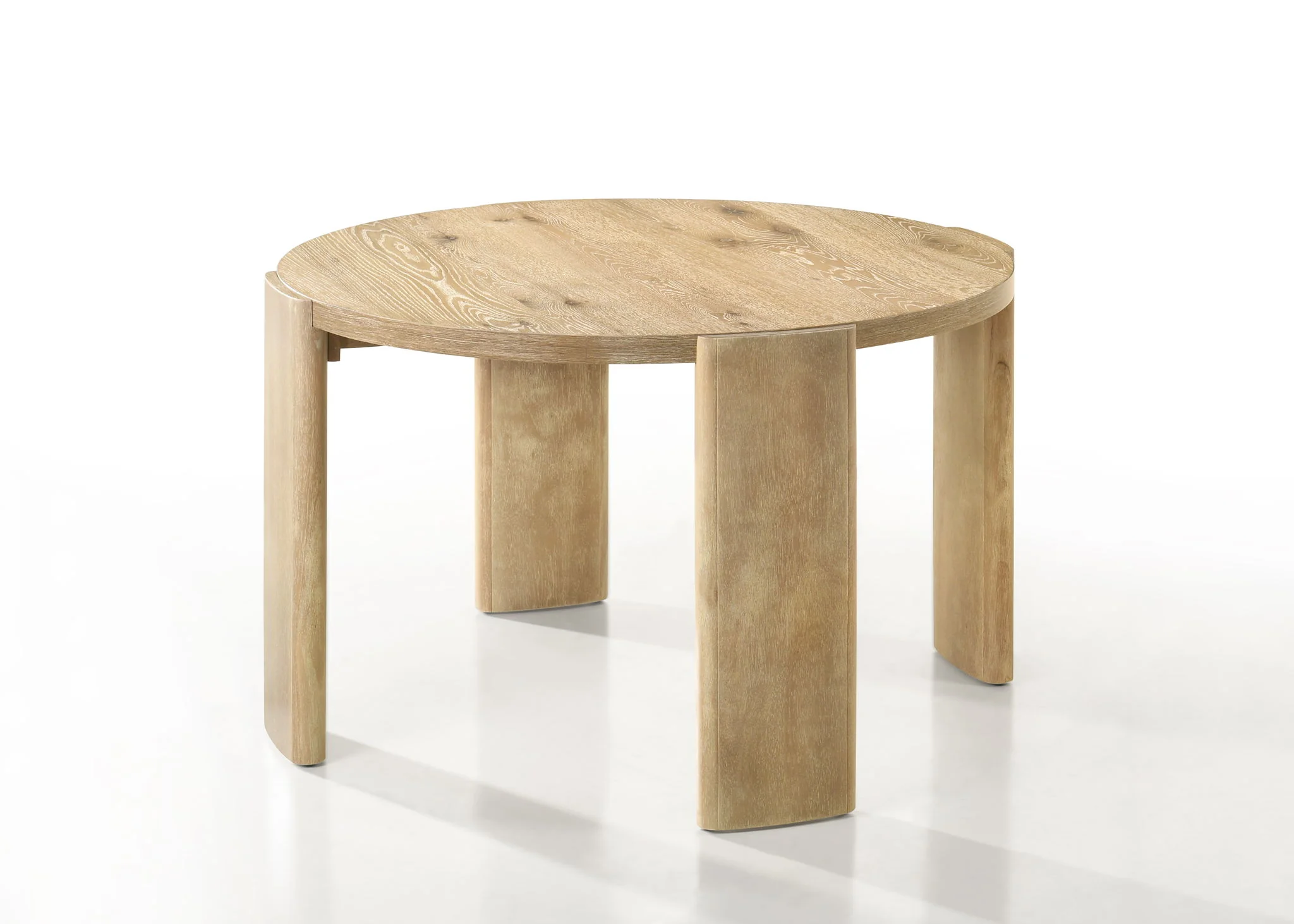 Bowen - Round Dining Table - Oak Finish - Image 4