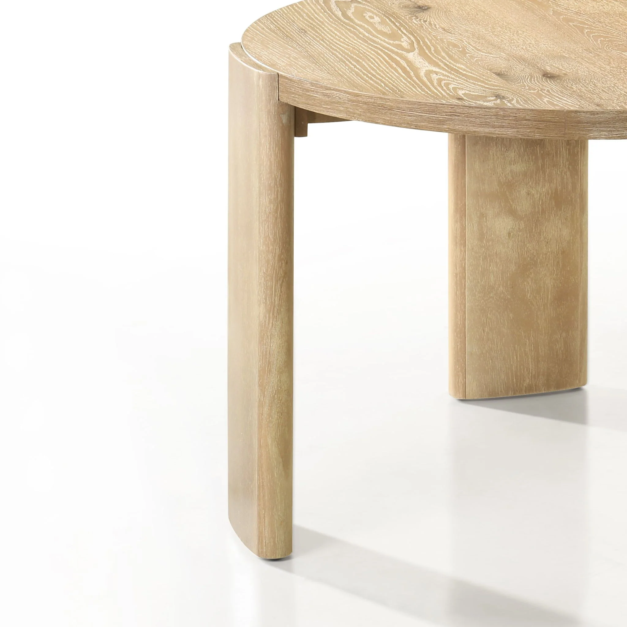 Bowen - Round Dining Table - Oak Finish - Image 5