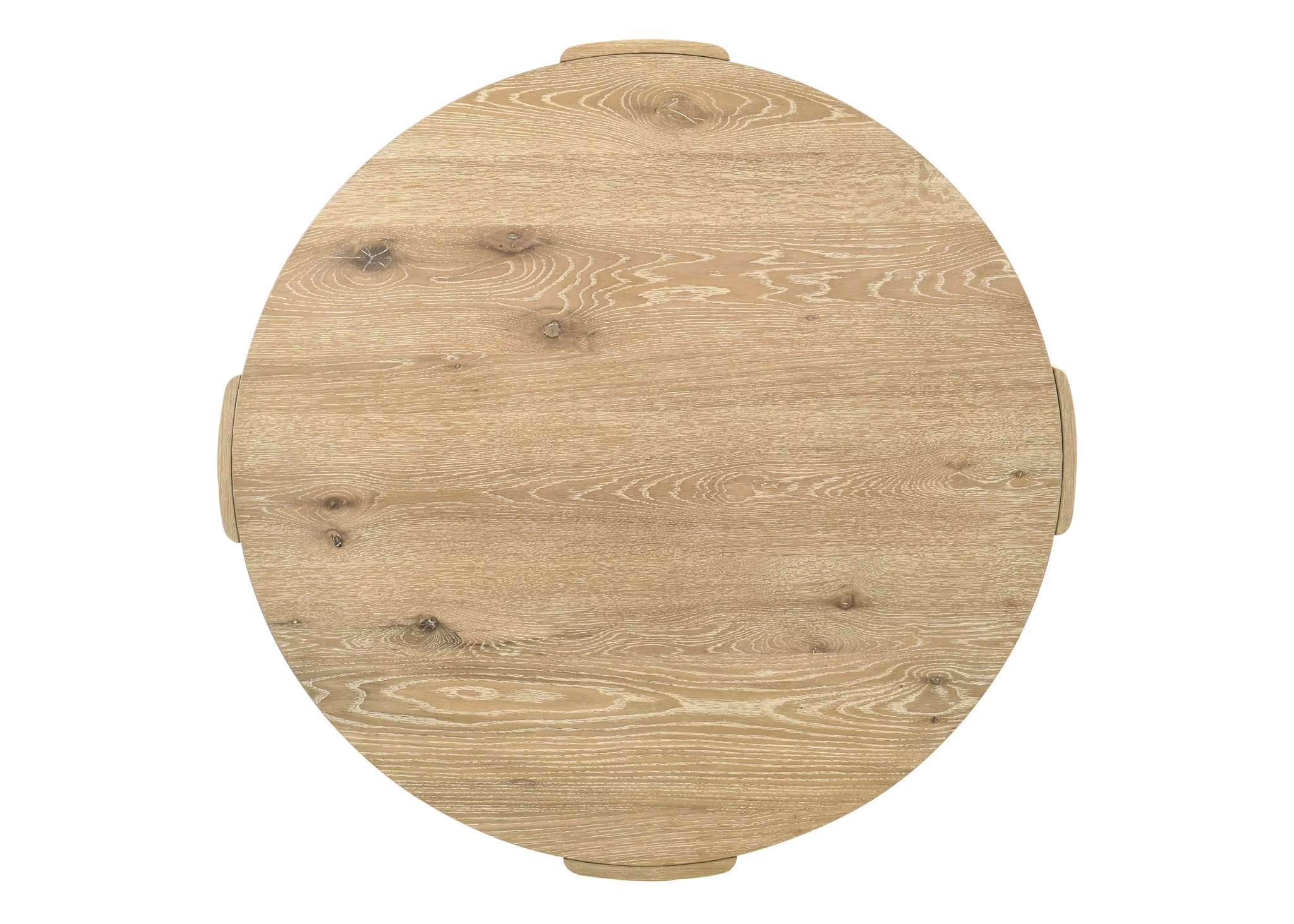Bowen - Round Dining Table With Cream Color Upholstered Chairs (Set of 5) - Oak Finish - Image 6