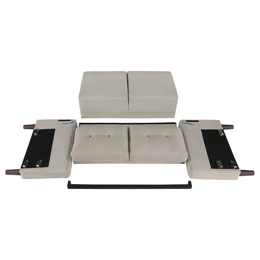 Bowen - Upholstered Track Arm Tufted Loveseat - Image 18