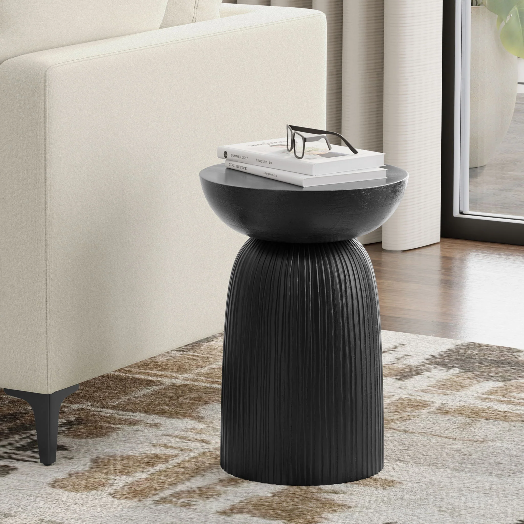 Boyd - Line Accent Table - Black - Image 7