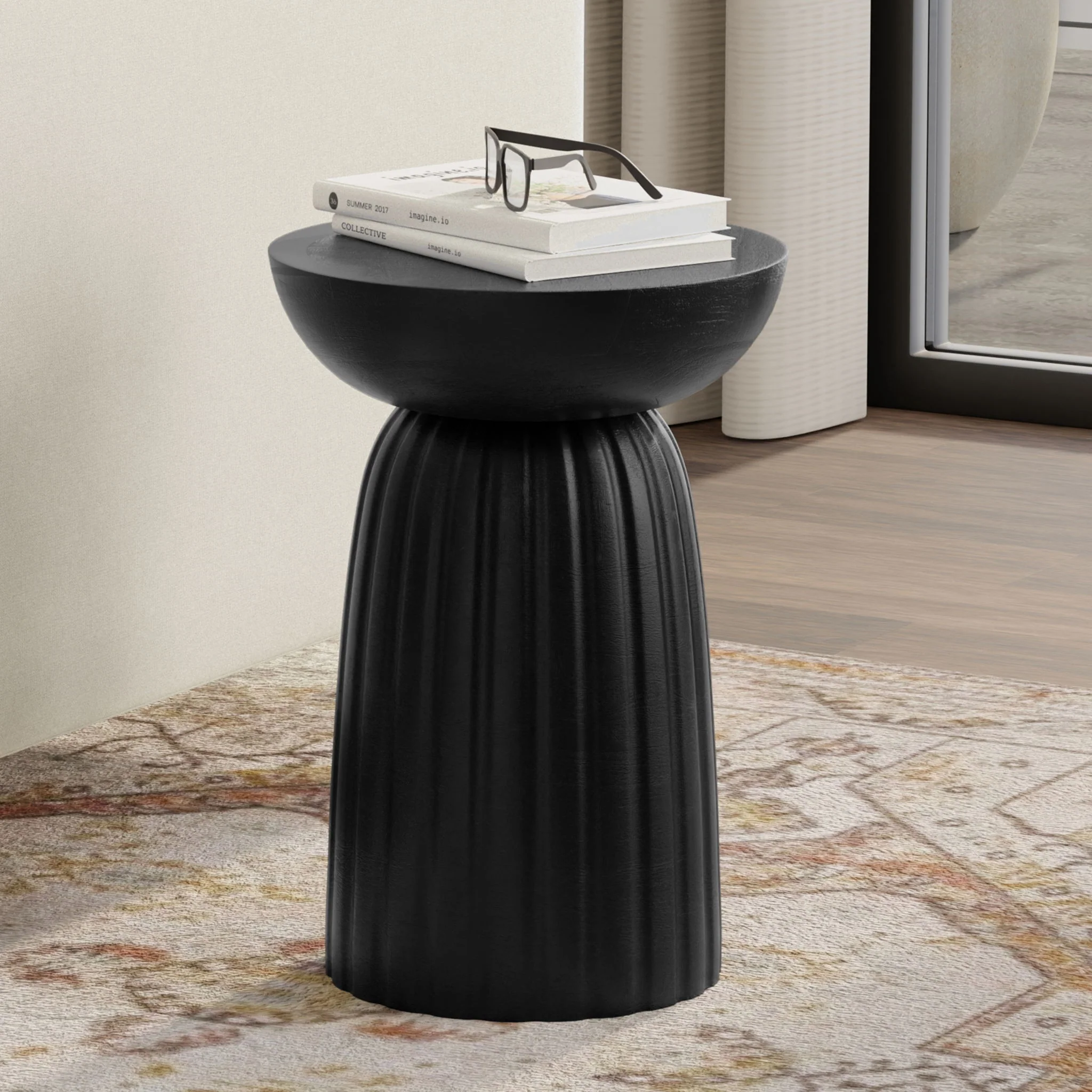 Boyd - Stripe Accent Table - Black - Image 3