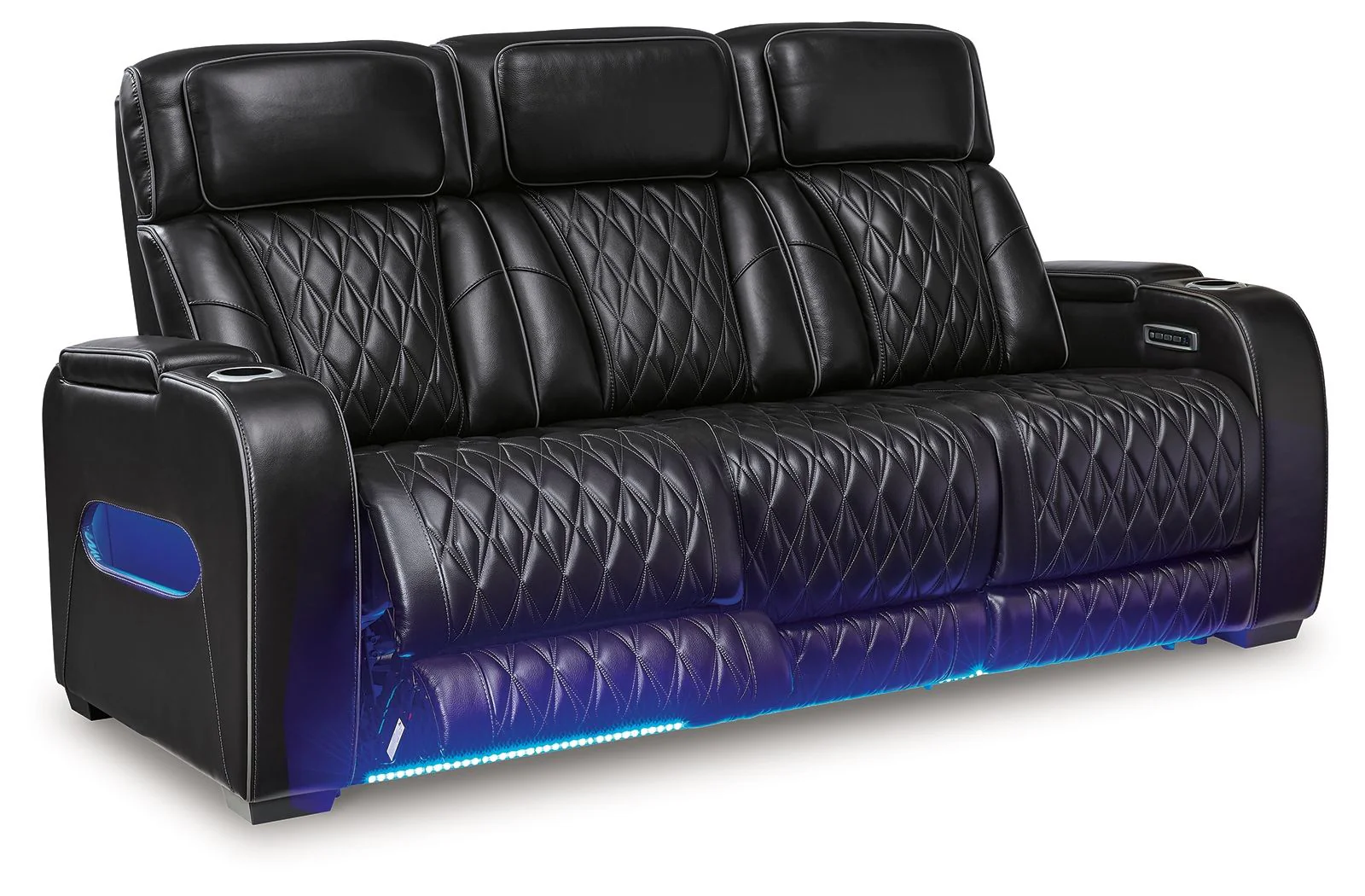Boyington - 2 Pc. - Power Reclining Sofa And Loveseat - Black - Image 9