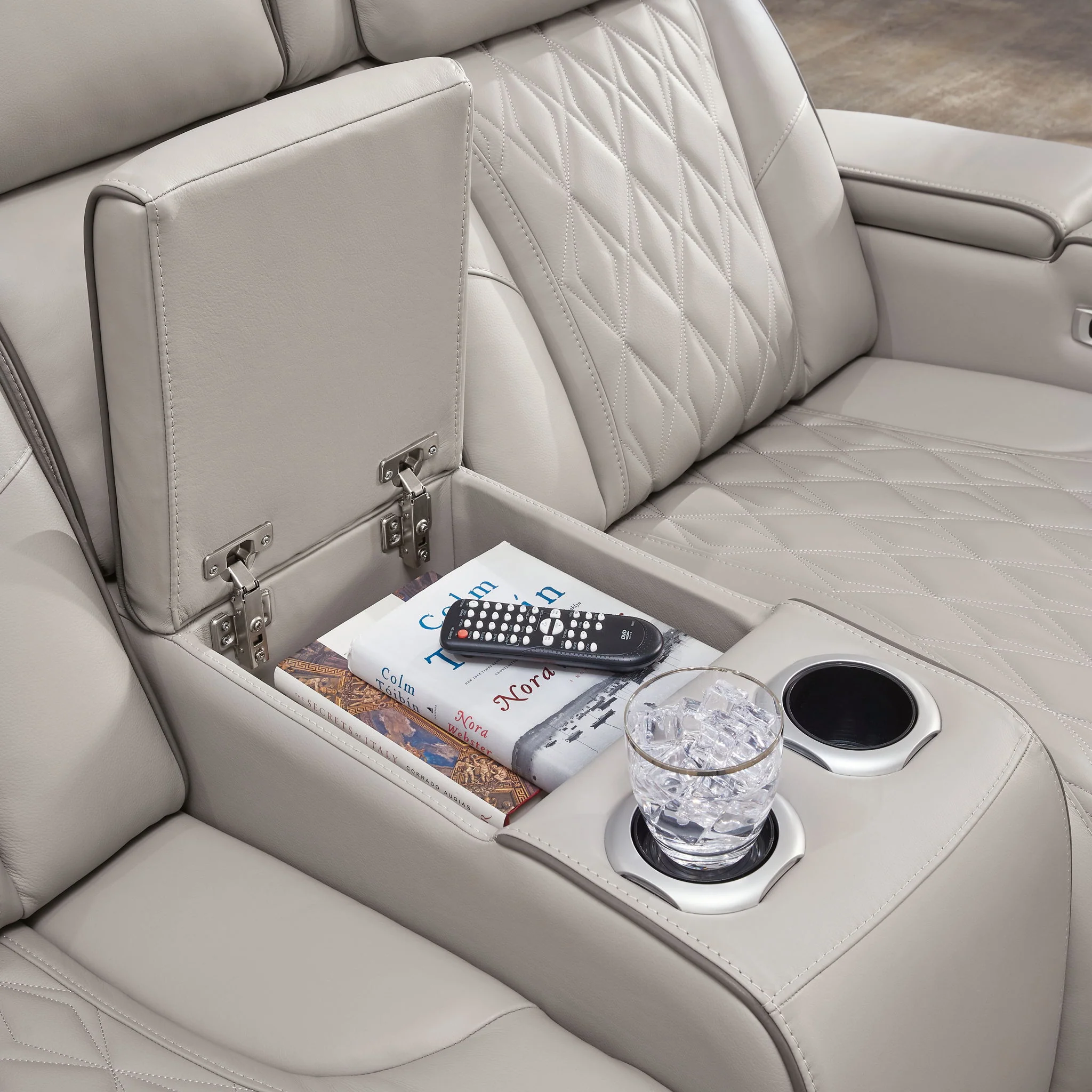 Boyington - Power Reclining Loveseat With Console/Adj Hdrst - Image 12