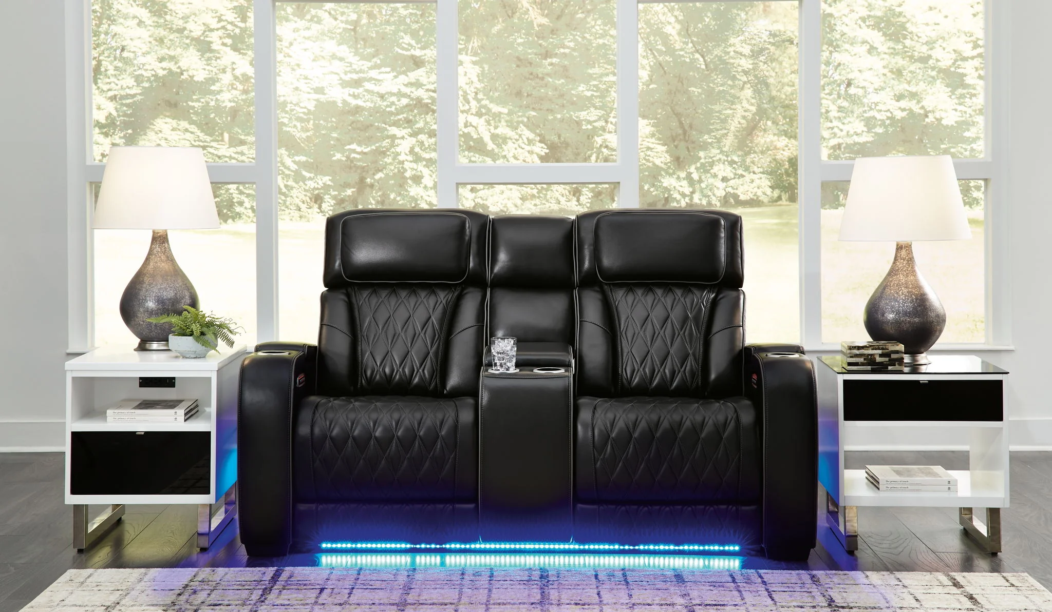 Boyington - Power Reclining Loveseat With Console/Adj Hdrst - Image 8