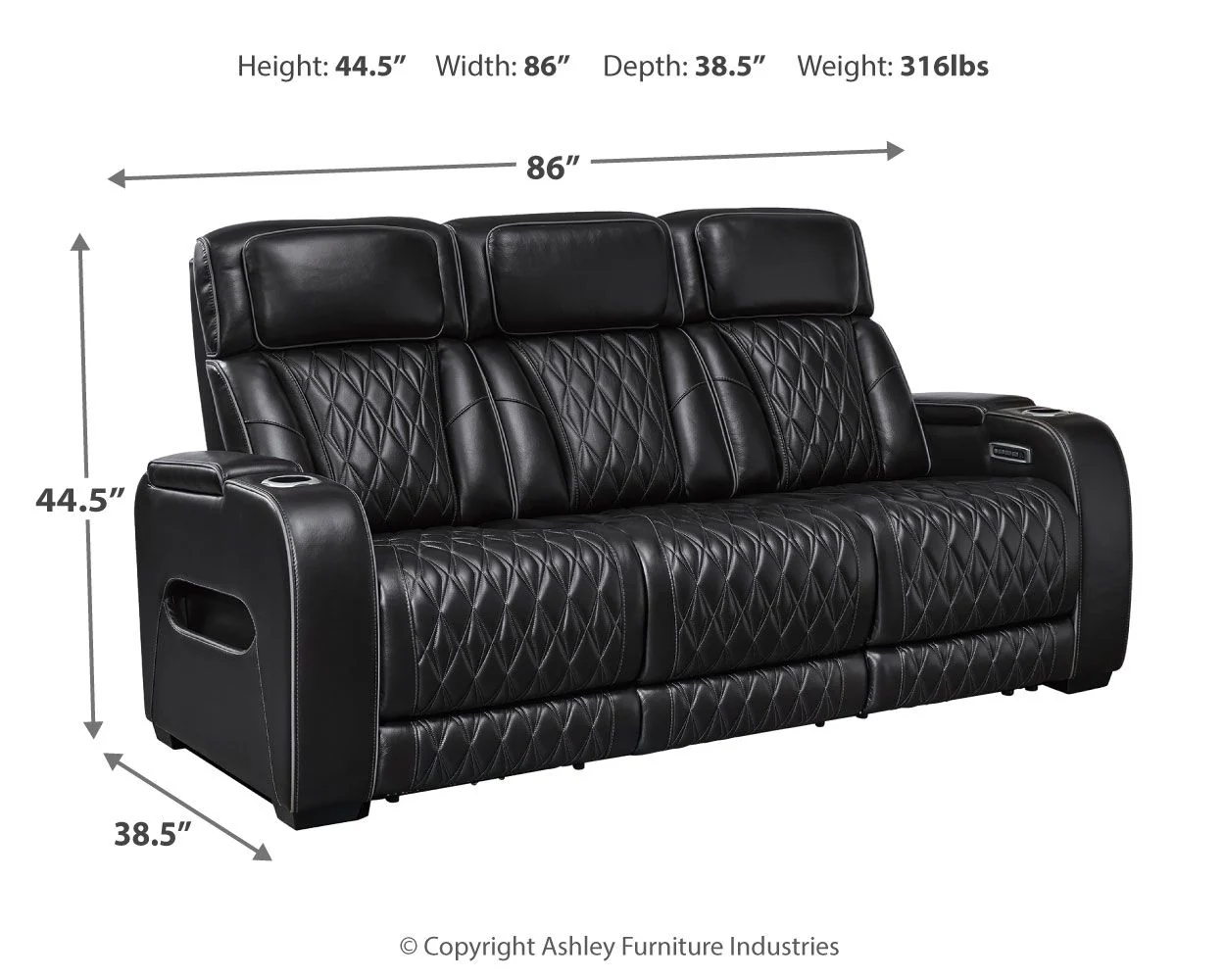 Boyington - Power Reclining Sofa With Adj Headrest - Image 20