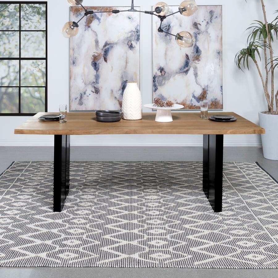 Bradshaw - Live Edge Wood Dining Table - Natural Acacia - Image 2