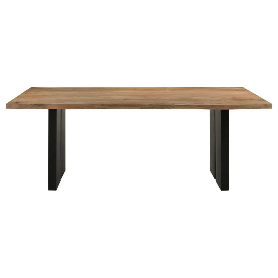 Bradshaw - Live Edge Wood Dining Table - Natural Acacia - Image 3
