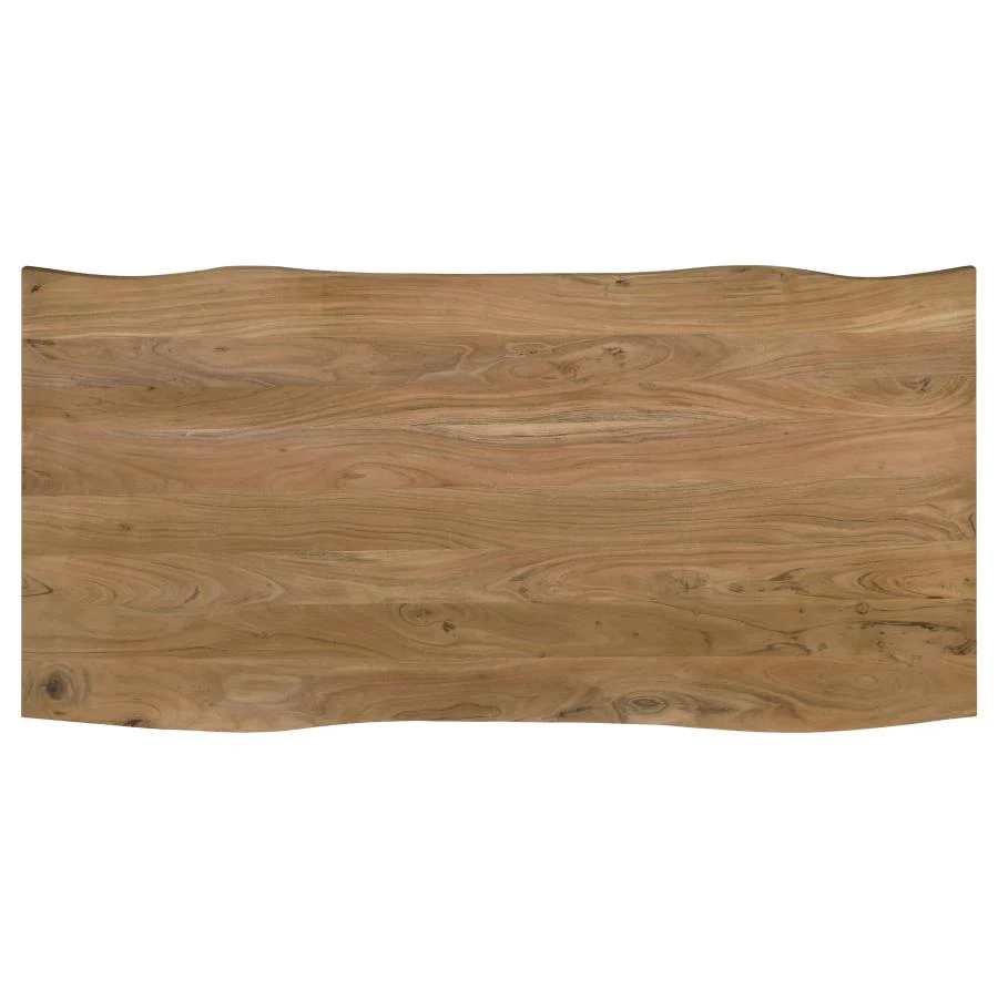 Bradshaw - Live Edge Wood Dining Table - Natural Acacia - Image 5