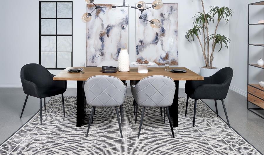 Bradshaw - Live Edge Wood Dining Table - Natural Acacia - Image 8