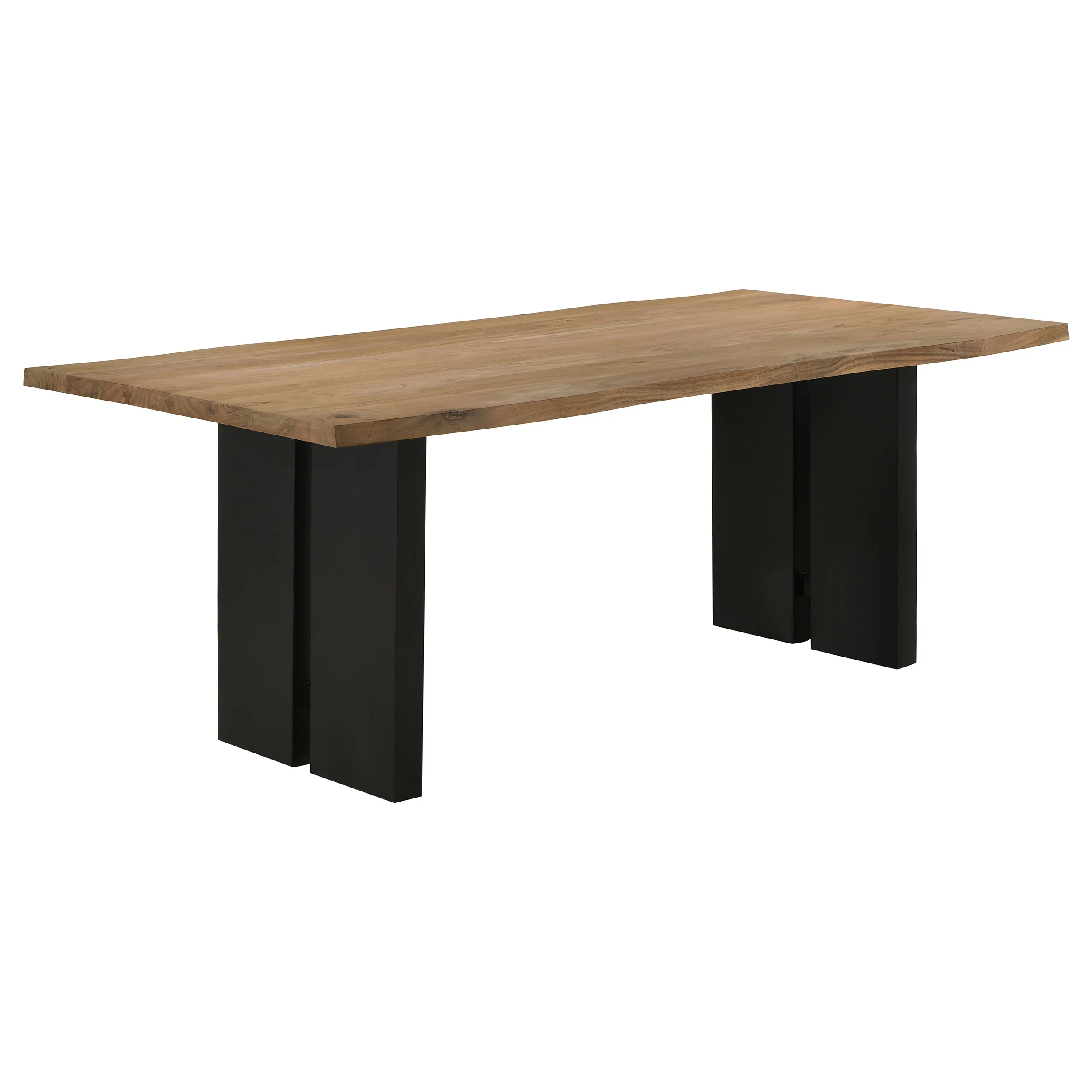 Bradshaw - Live Edge Wood Dining Table - Natural Acacia - Image 9