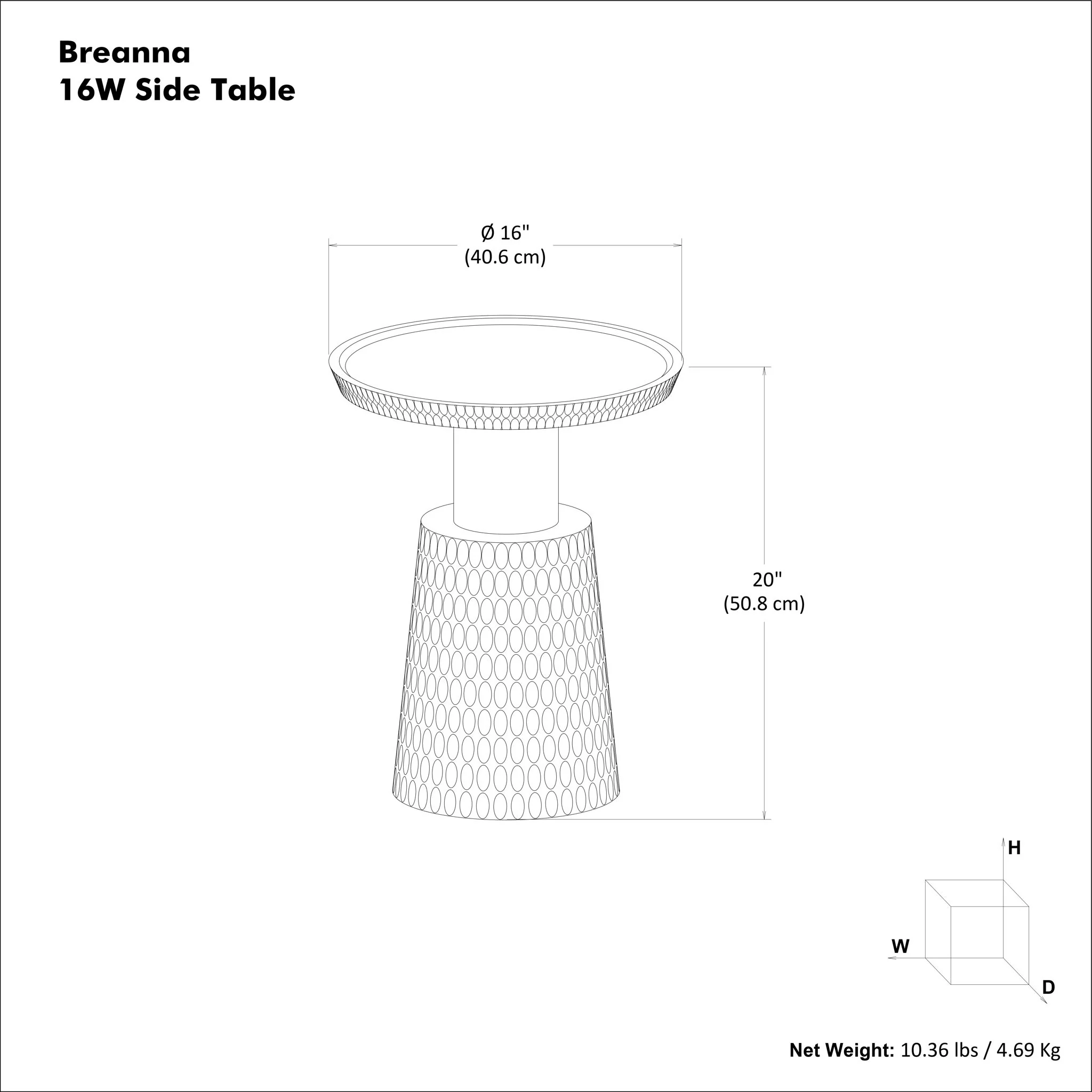 Breanna - Side Table - Image 10
