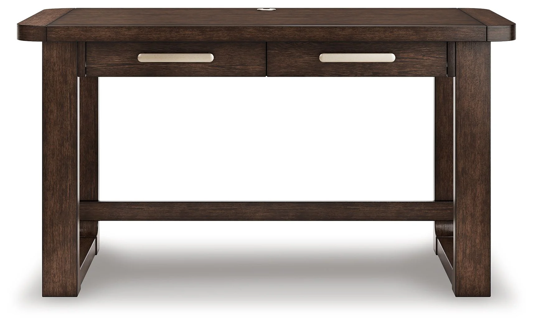 Breckington - Home Office Desk - Dark Brown - Image 8
