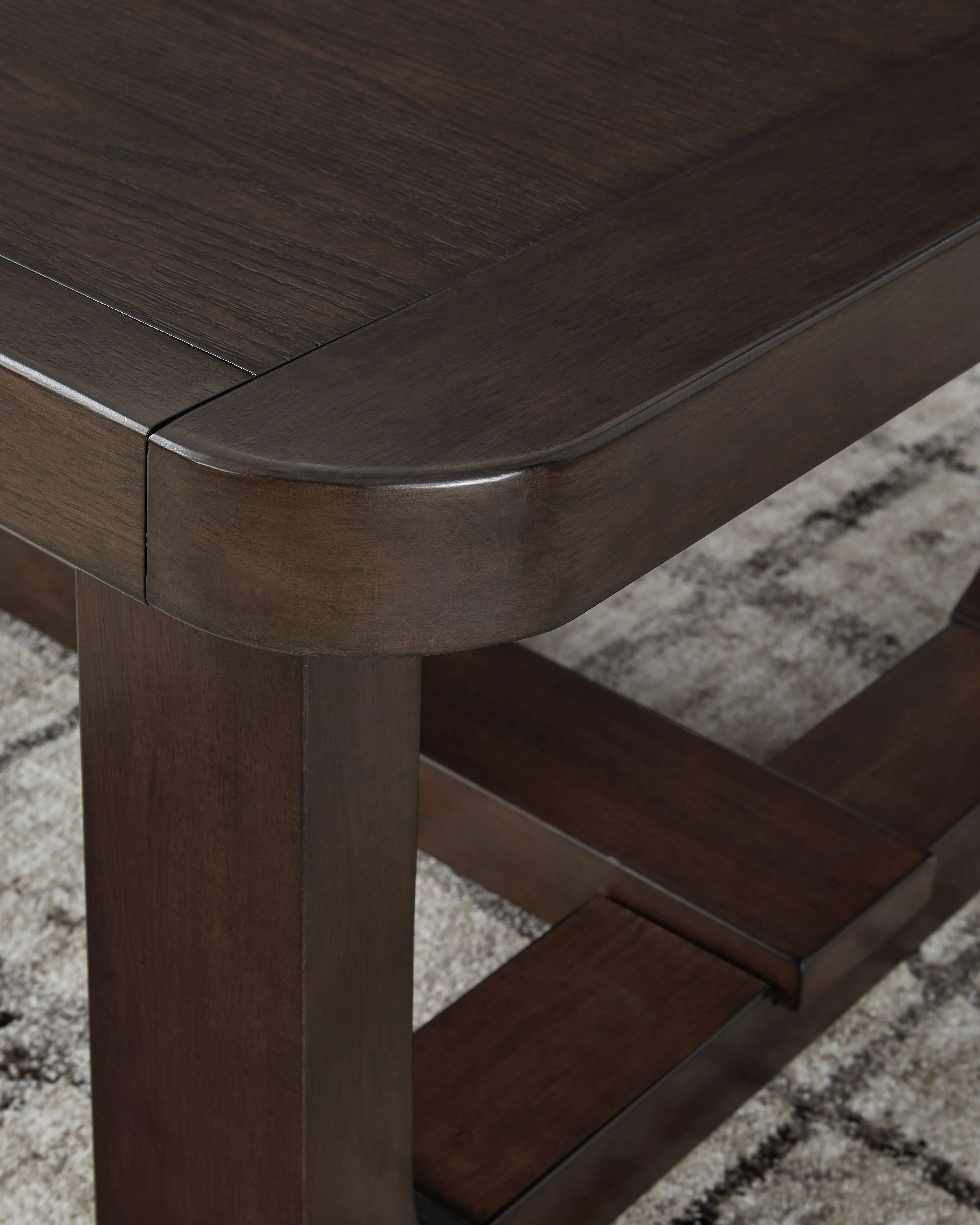 Breckington - Rectangular Cocktail Table - Dark Brown - Image 3