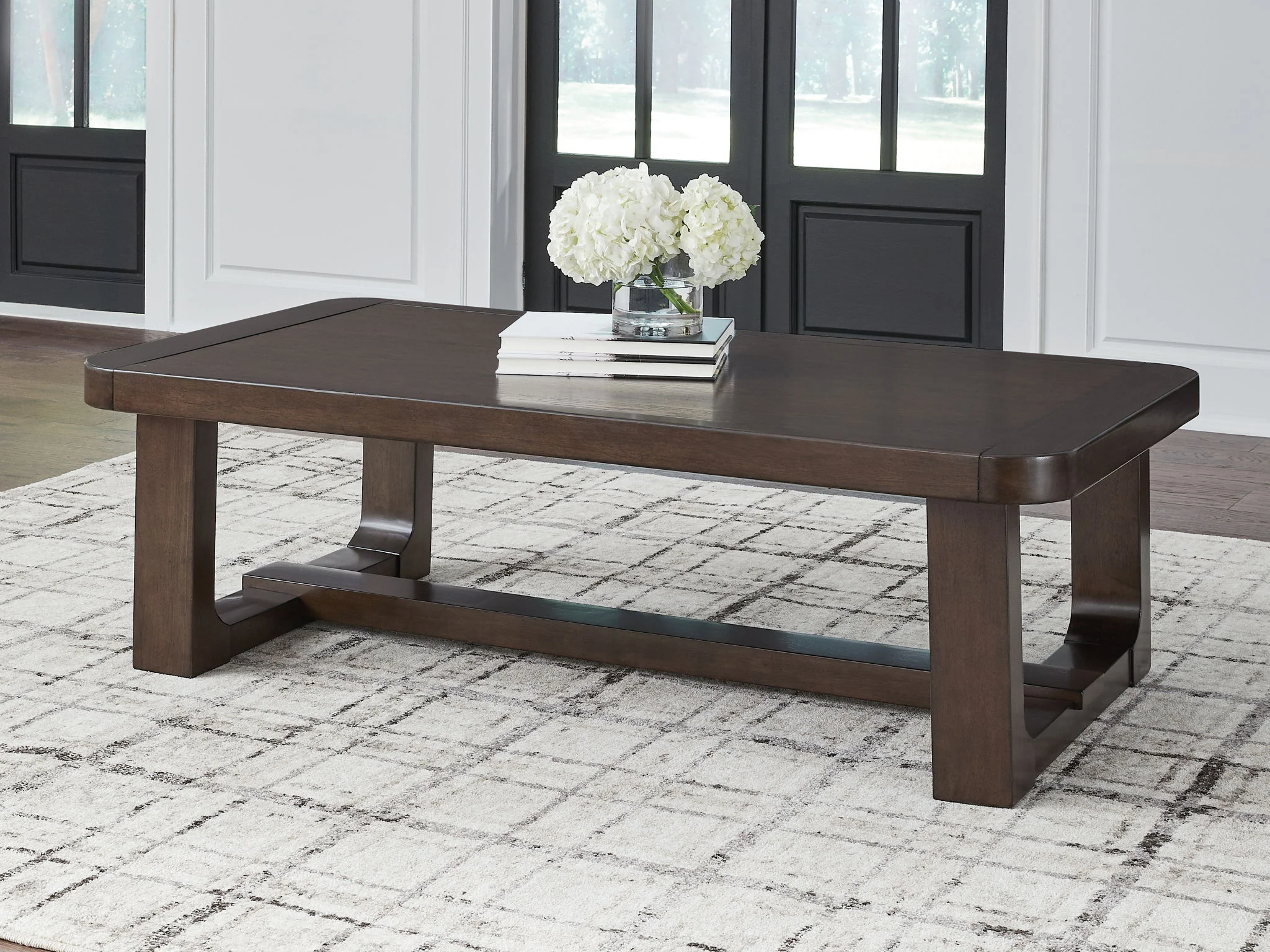 Breckington - Rectangular Cocktail Table - Dark Brown - Image 4
