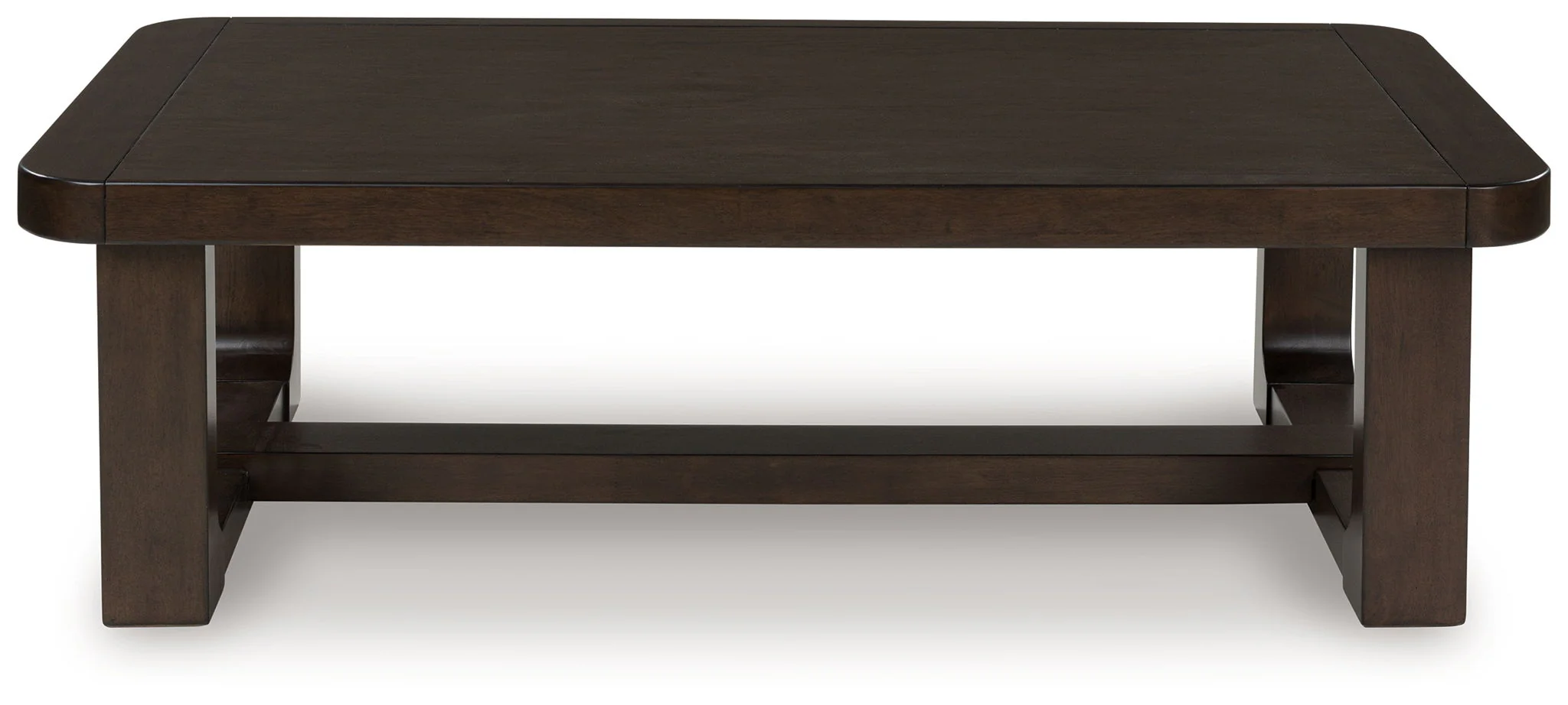 Breckington - Rectangular Cocktail Table - Dark Brown - Image 7