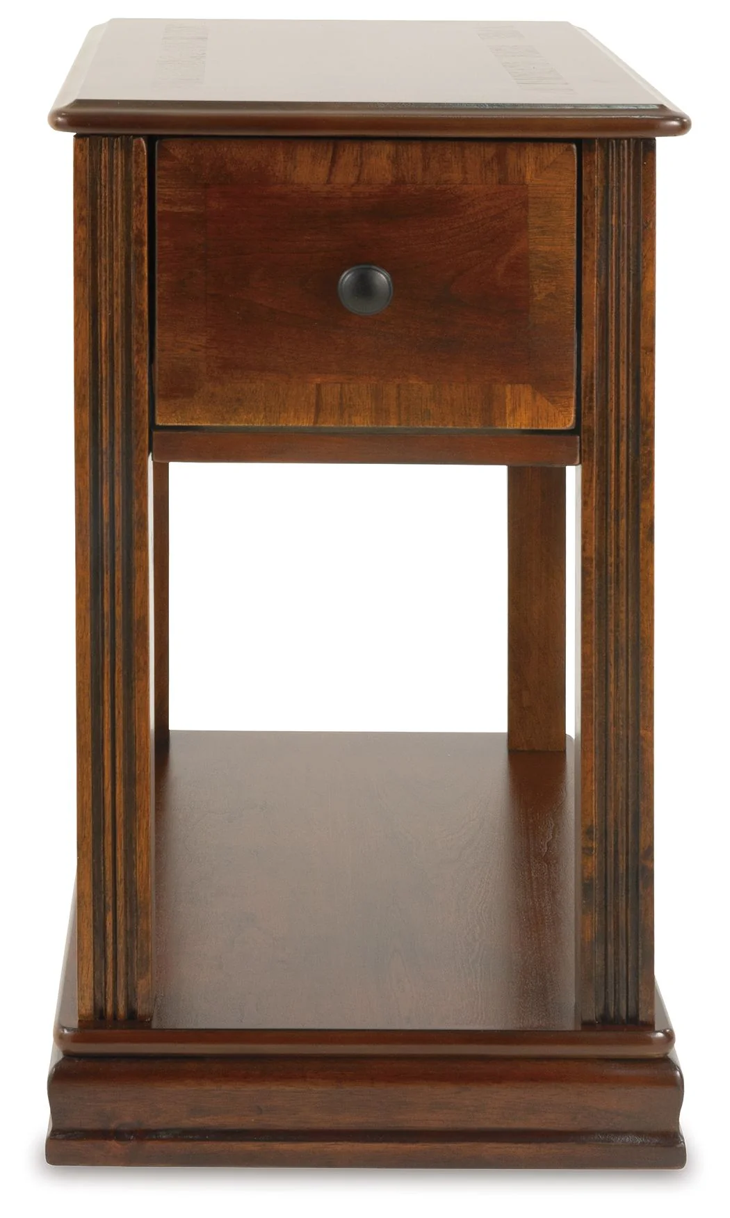Breegin - Chair Side End Table - Removable Tray - Brown - Image 3