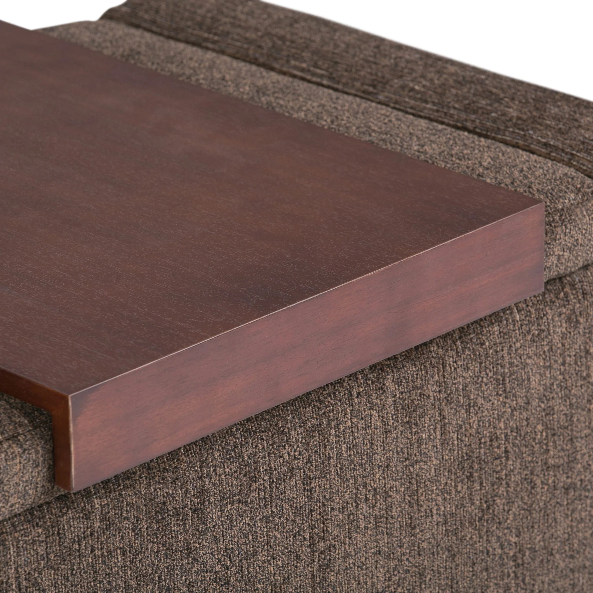 Bretton - Lift Top Storage Ottoman - Deep Umber Brown - Image 2