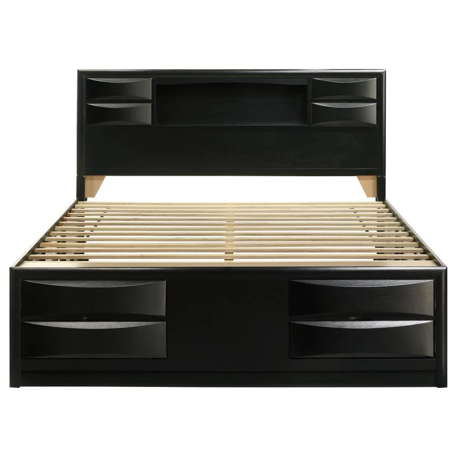 Briana - Wood Storage Bookcase Bed - Image 10