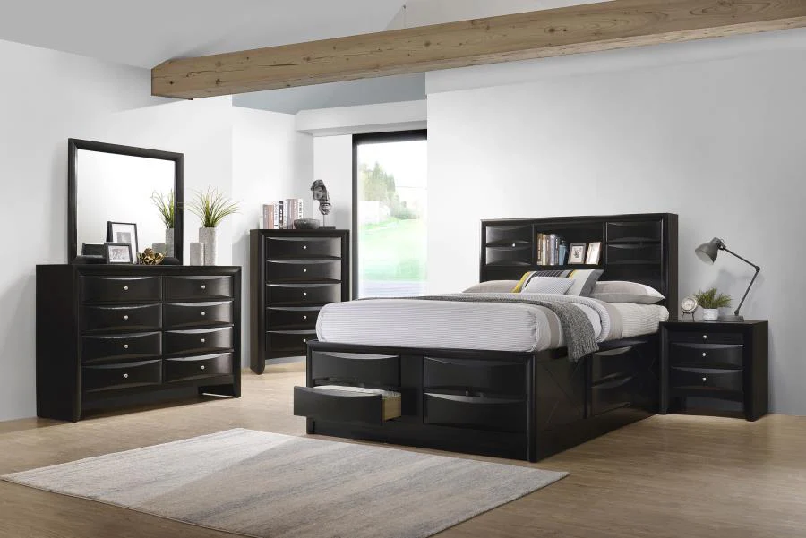 Briana - Wood Storage Bookcase Bed - Image 31